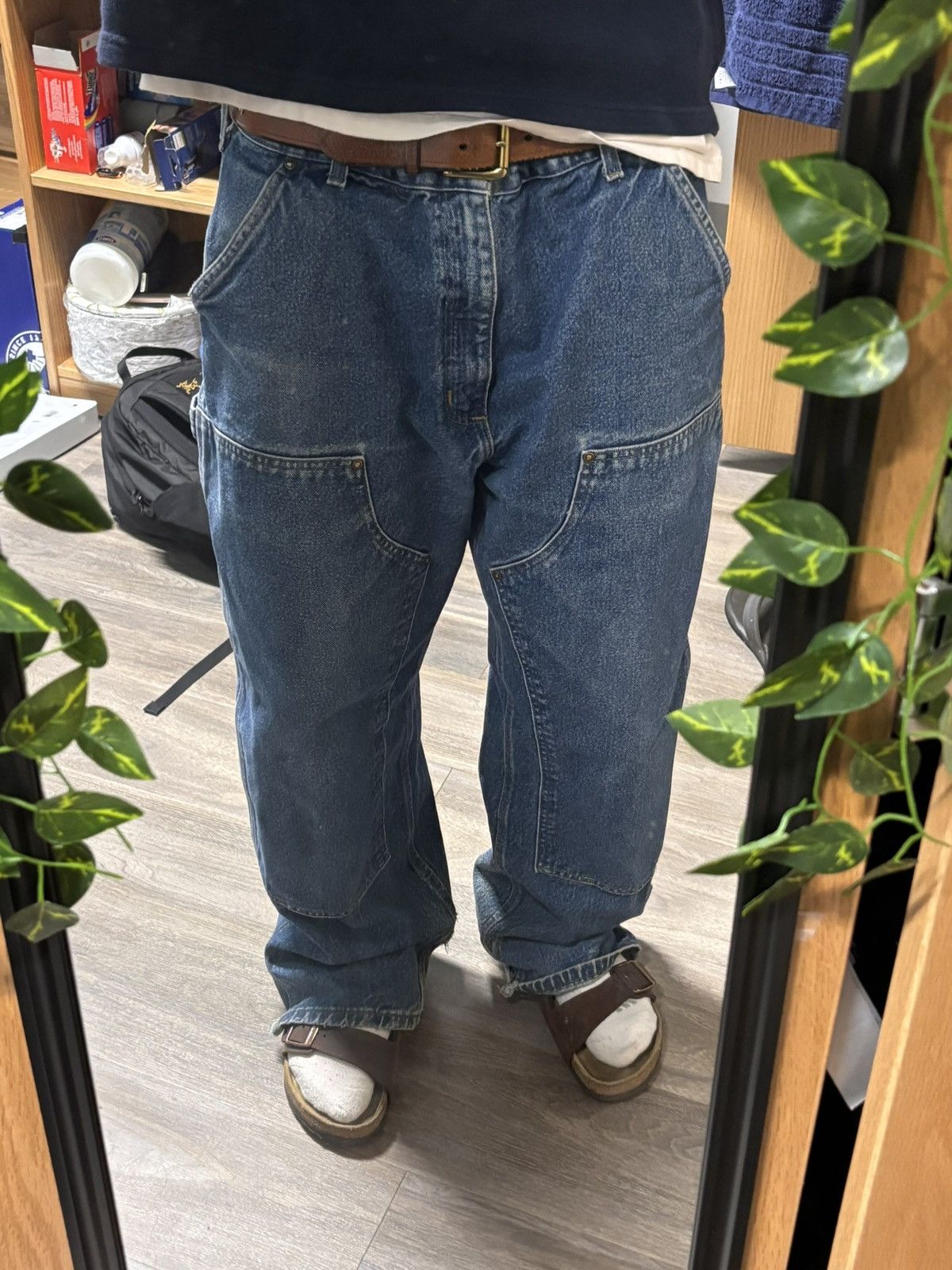 Carhartt Carhartt dungaree fit double knee denim 36x30 Size US 36 / EU 52 - 9 Thumbnail