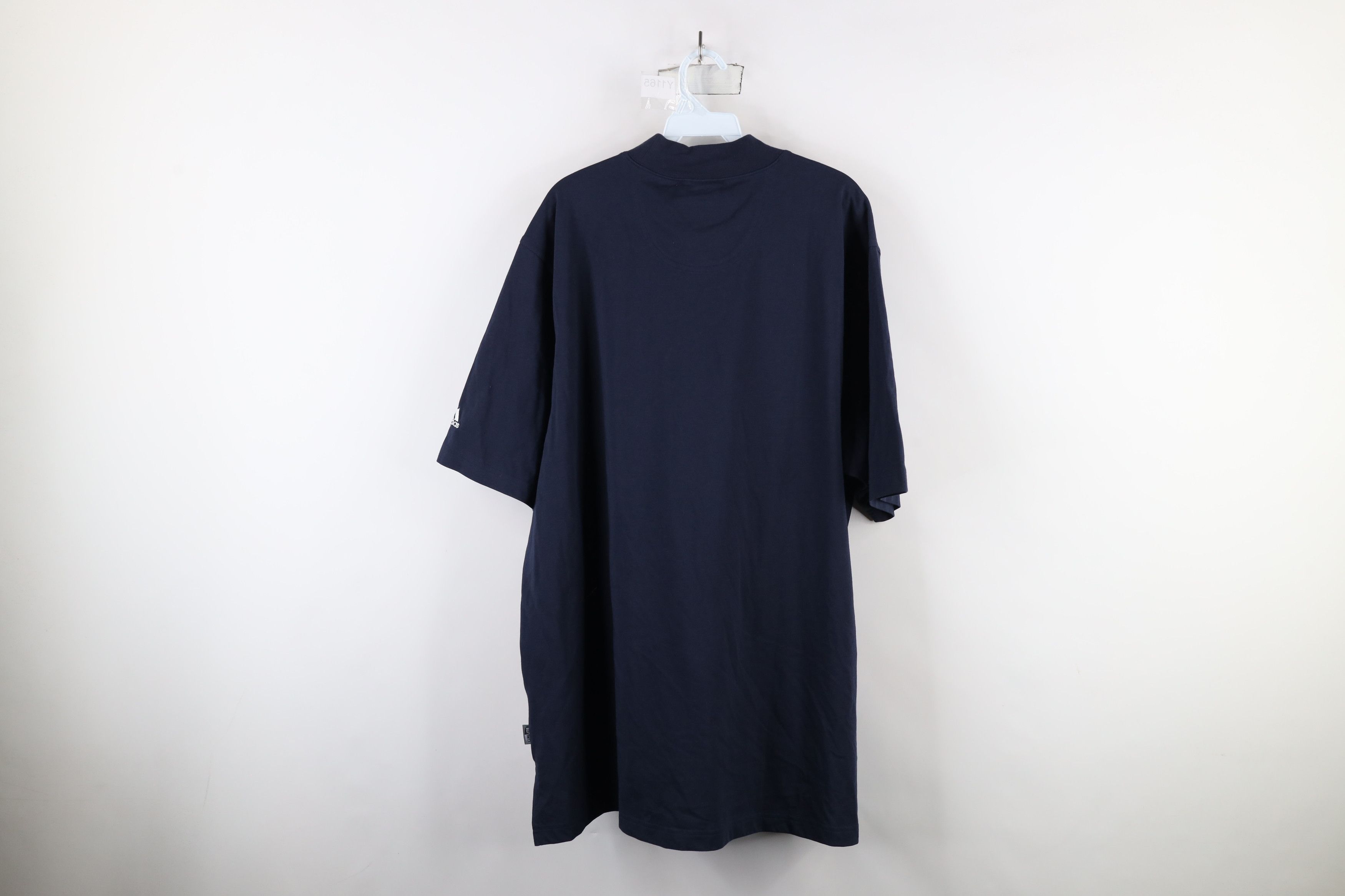 Adidas × Vintage New Adidas University of Toledo Golf Mock Neck T-Shirt Blue Size US XL / EU 56 / 4 - 11 Thumbnail
