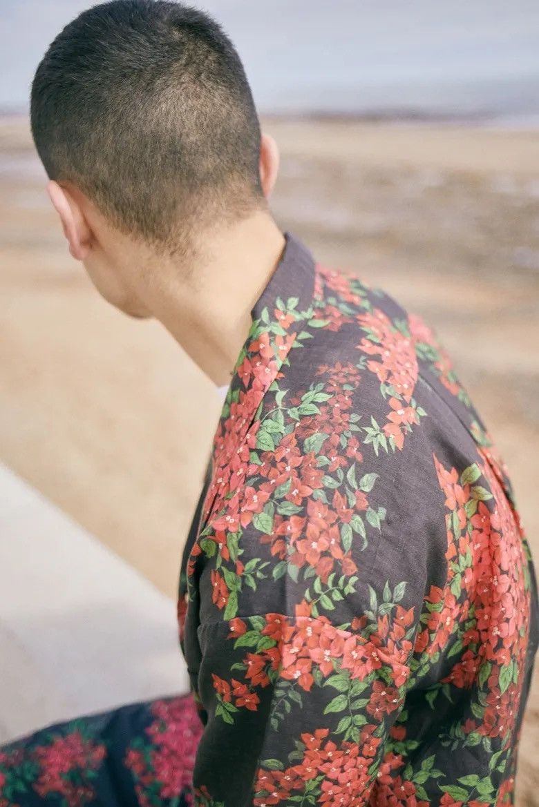 John Elliott John Elliott Black Bougainvillea Bowling Shirt Medium Size US M / EU 48-50 / 2 - 8 Thumbnail