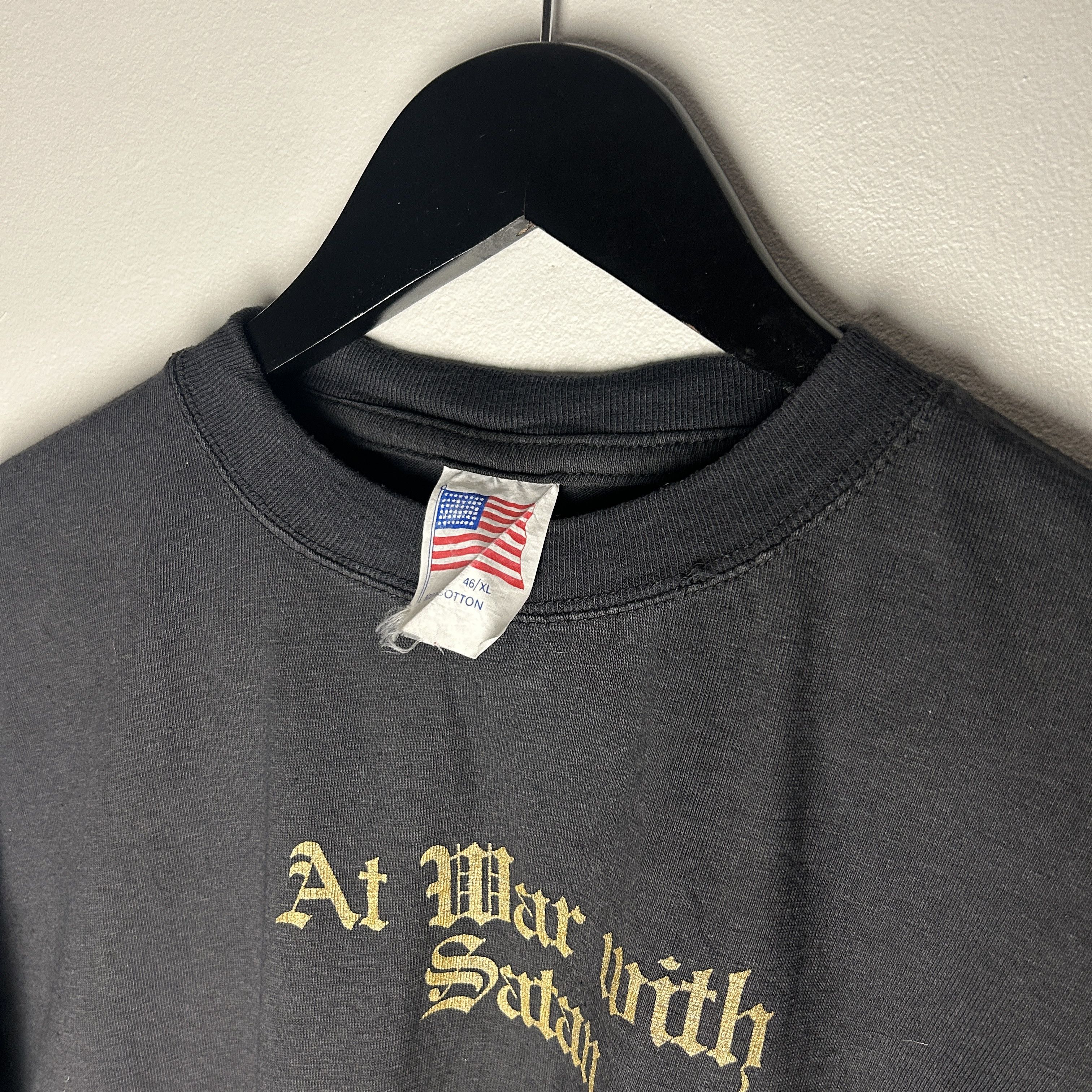 Band Tees Vintage Venom At War With Satan 90’s Band T-shirt Size US XL / EU 56 / 4 - 5 Thumbnail