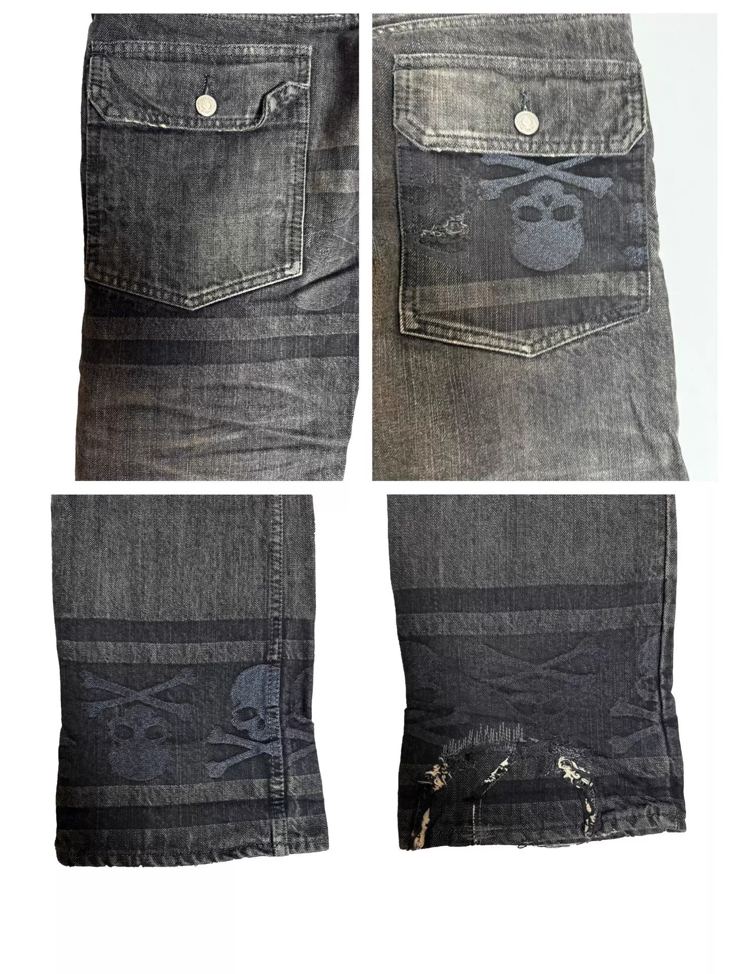 Mastermind Japan mastermind japan 11aw mindblow black 2waist bush pants Size US 34 / EU 50 - 4 Thumbnail