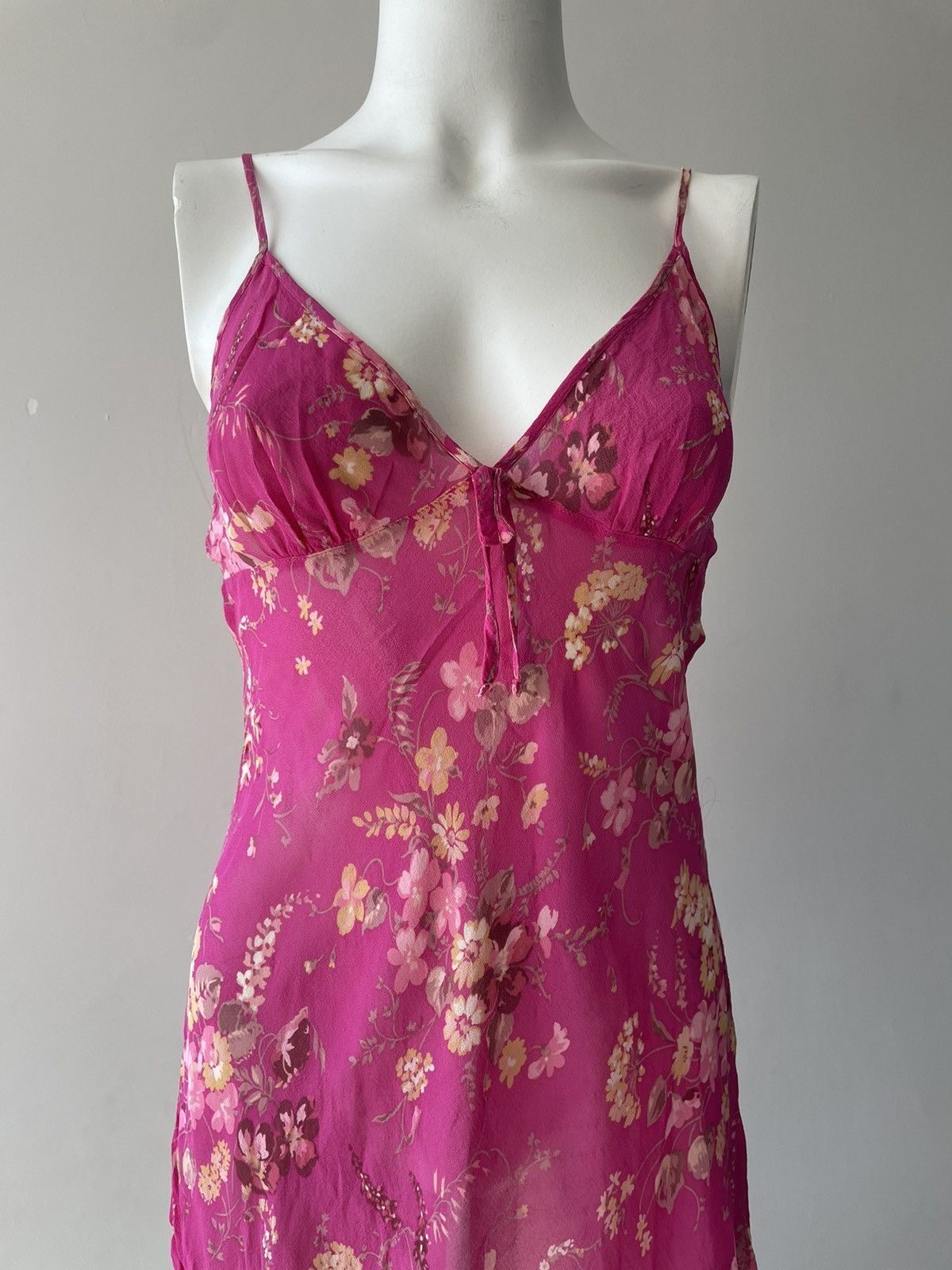Vintage y2k silk dress Size L / US 10 / IT 46 - 8 Thumbnail