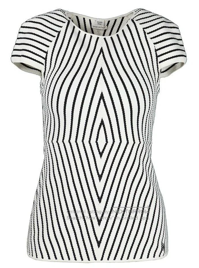 Hermes Hermes Striped Two-Piece Dress Size XS / US 0-2 / IT 36-38 - 6 Thumbnail