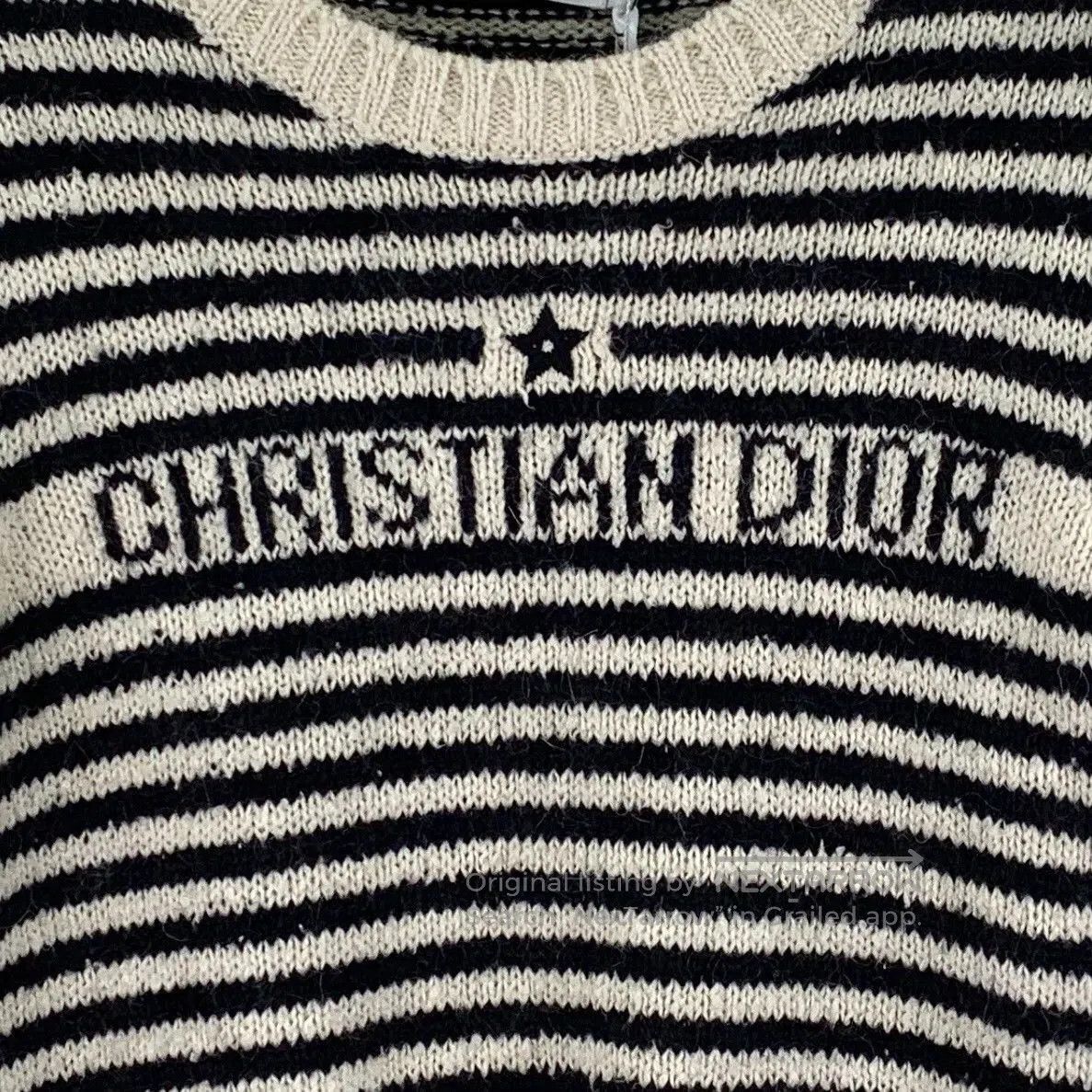 Dior Dior Colorblock Stripe Star Cotton Sweater. Size S / US 4 / IT 40 - 4 Thumbnail