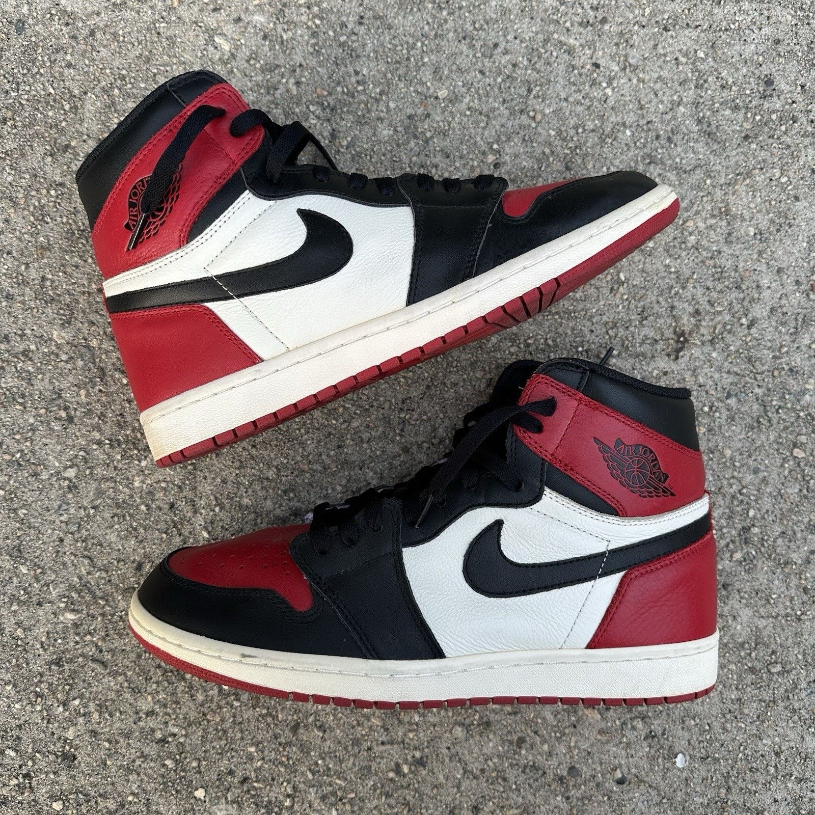 Jordan Brand × Nike Nike Air Jordan 1 Retro High OG ‘Bred Toe’ 2018 Shoes Size US 11 / EU 44 - 1 Thumbnail