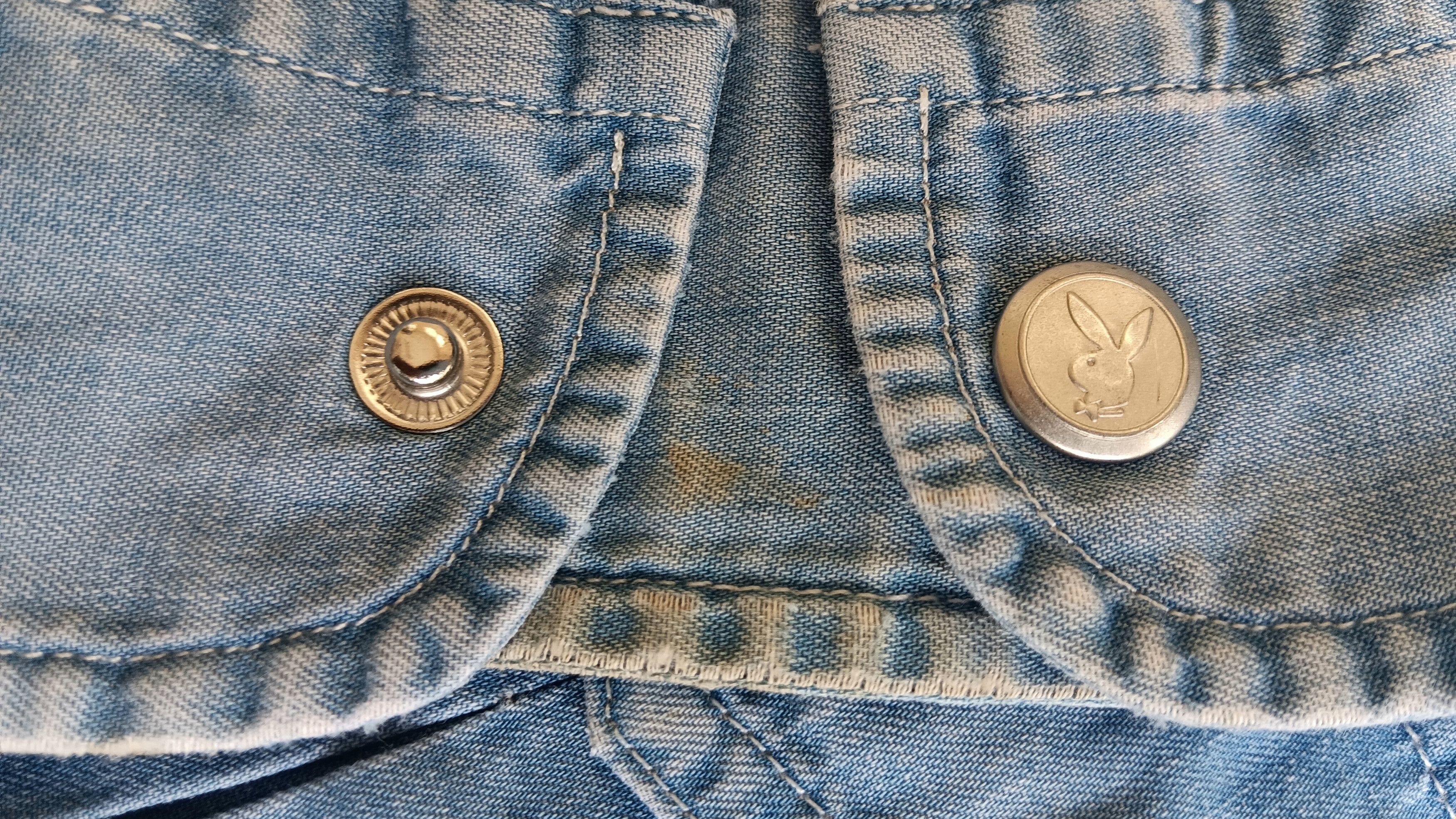 Playboy Vintage | Playboy Denim Shirt Size US XL / EU 56 / 4 - 6 Thumbnail