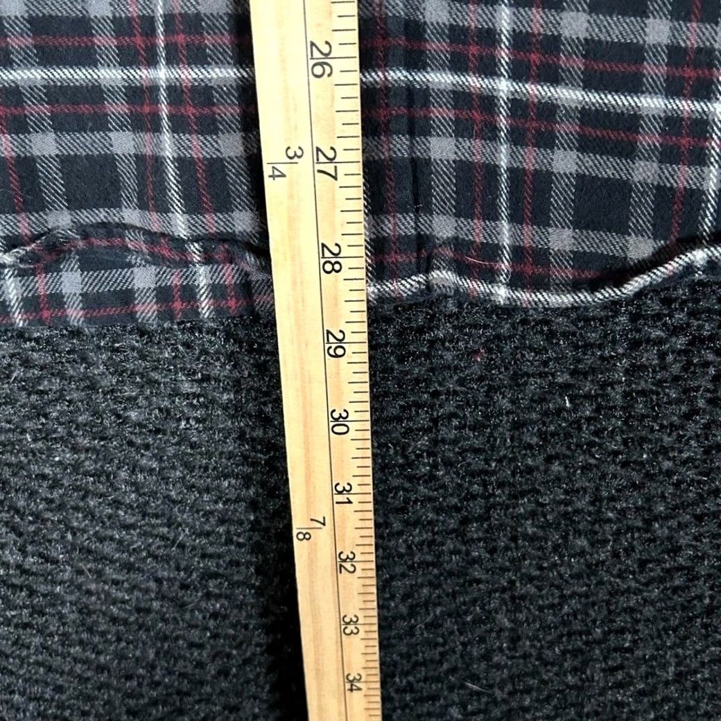 Wrangler VINTAGE Wrangler Mens Flannel Shirt Plaid Button Down Long Sleeve Black Red XL Size US XL / EU 56 / 4 - 5 Thumbnail