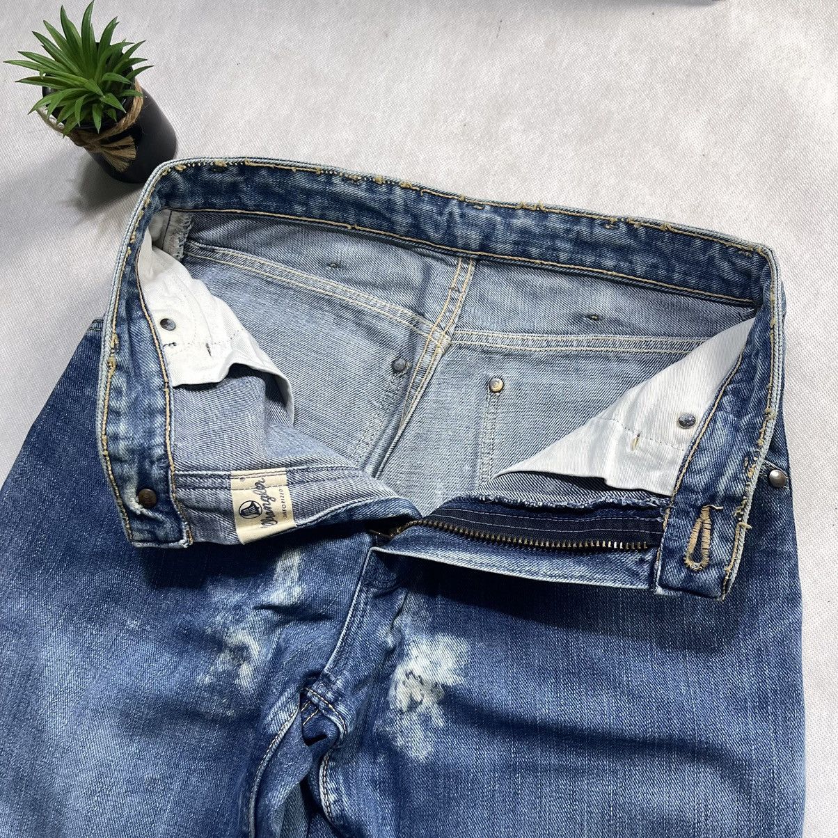 Vintage × Wrangler Vintage Wrangler Blue Bell Patina Fades Selvedge Jeans Size US 29 - 9 Thumbnail