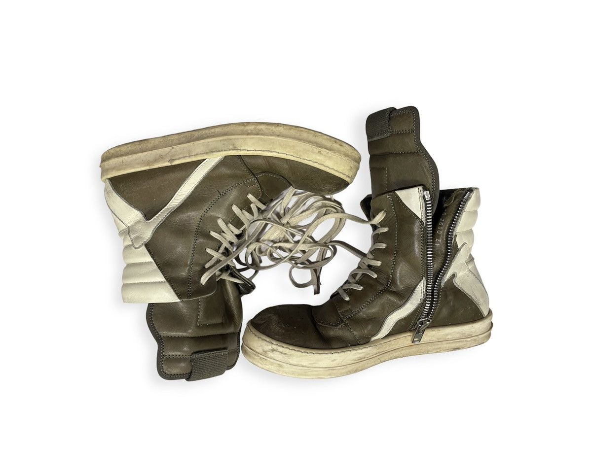 image of Rick Owens Geobasket Dark Pearl Size 41. Us Size 8 Shoes in Brown, Men's