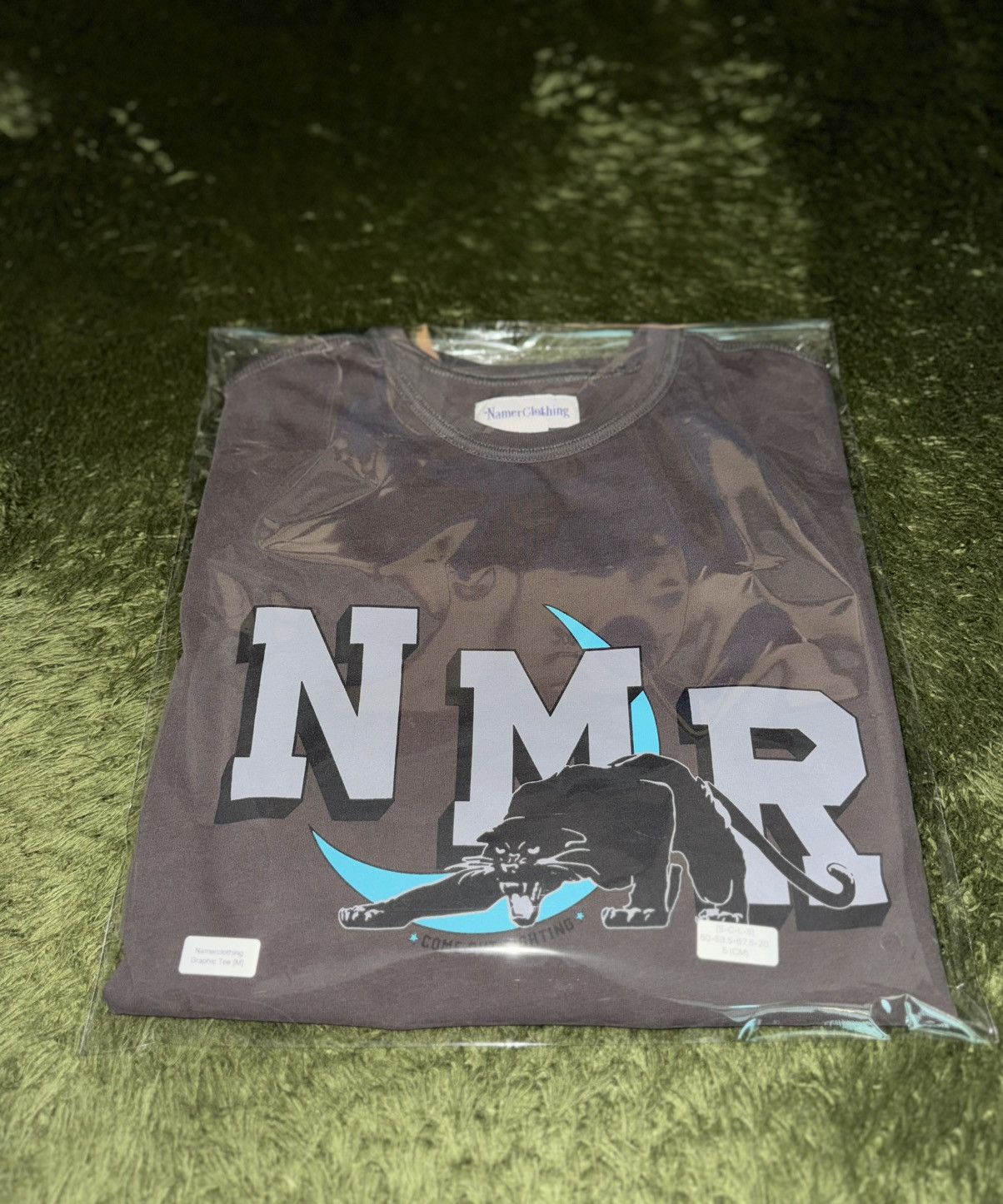Japanese Brand [M] NamerClothing Graphic Flat Seam T-Shirt Charcoal Size US M / EU 48-50 / 2 - 12 Thumbnail