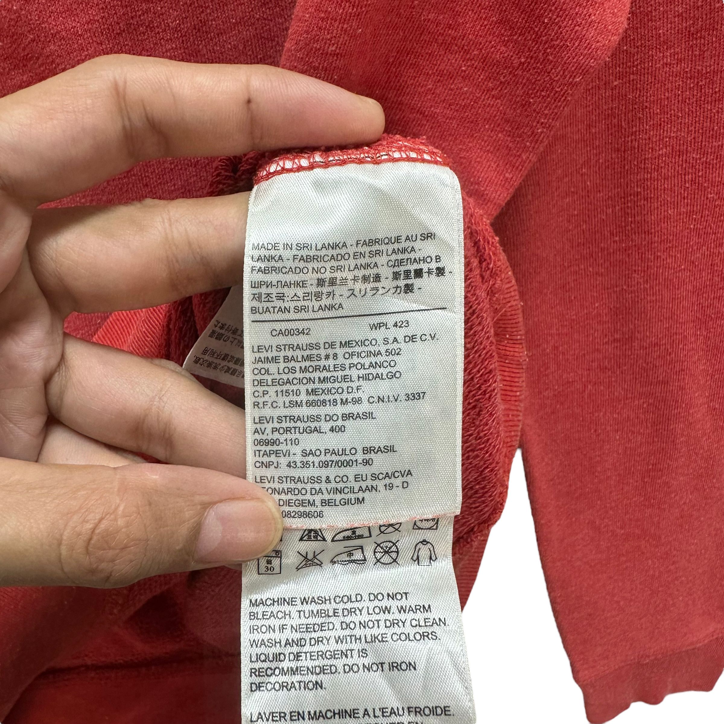 Levi's Vintage Levis Big Logo Crewneck Sweatshirts #8490-011 Size M / US 6-8 / IT 42-44 - 7 Thumbnail