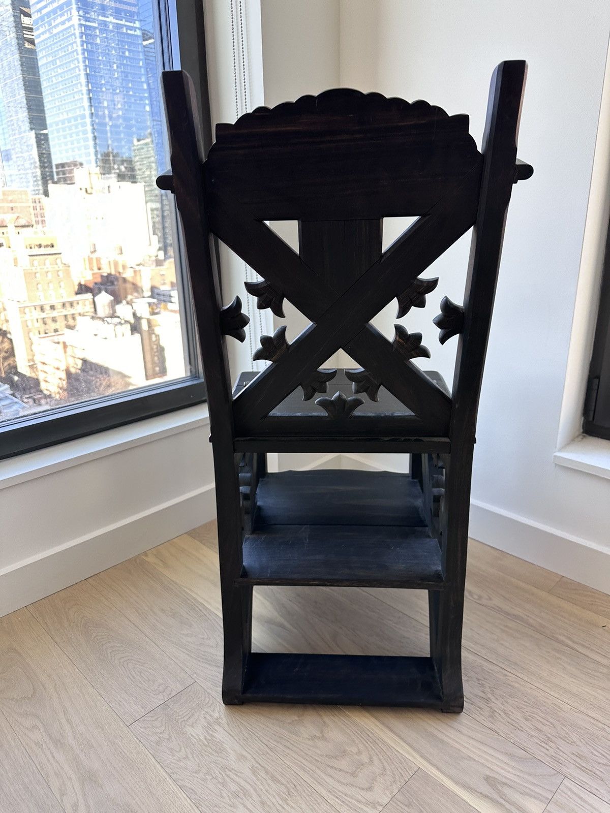 Chrome Hearts CHROME HEARTS EBONY WOOD LADDER CROSS CHAIR 4Gseller Size ONE SIZE - 6 Thumbnail