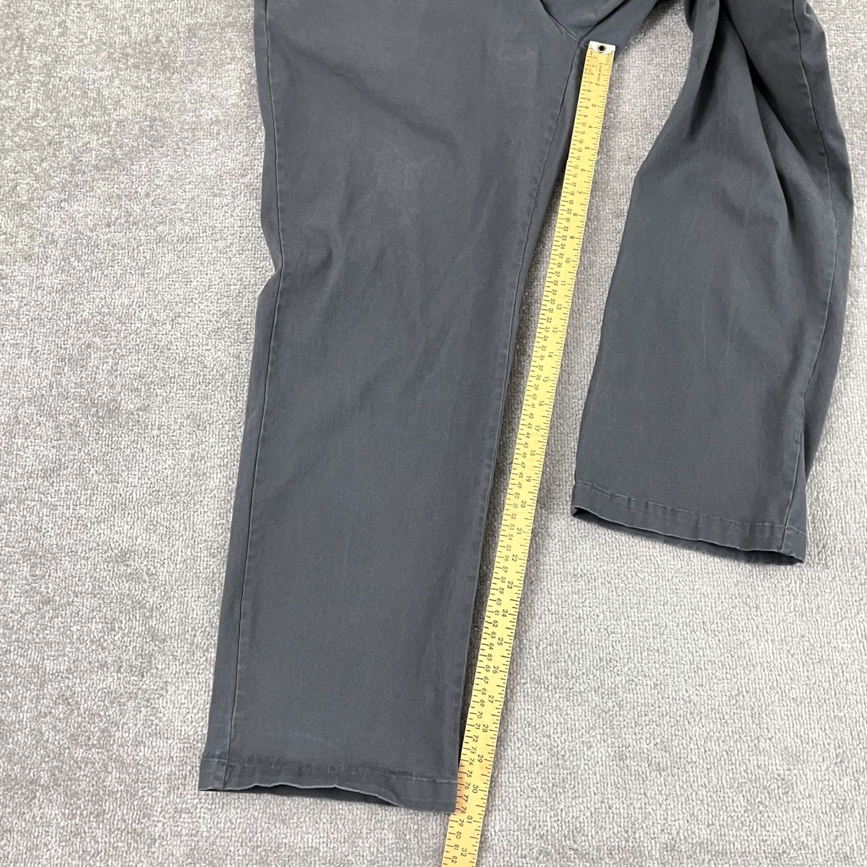 CO DIXXON Chino Pants 44x32 Straight Leg Gray D-FLEXX Stretch Mens Size US 44 / EU 60 - 4 Thumbnail