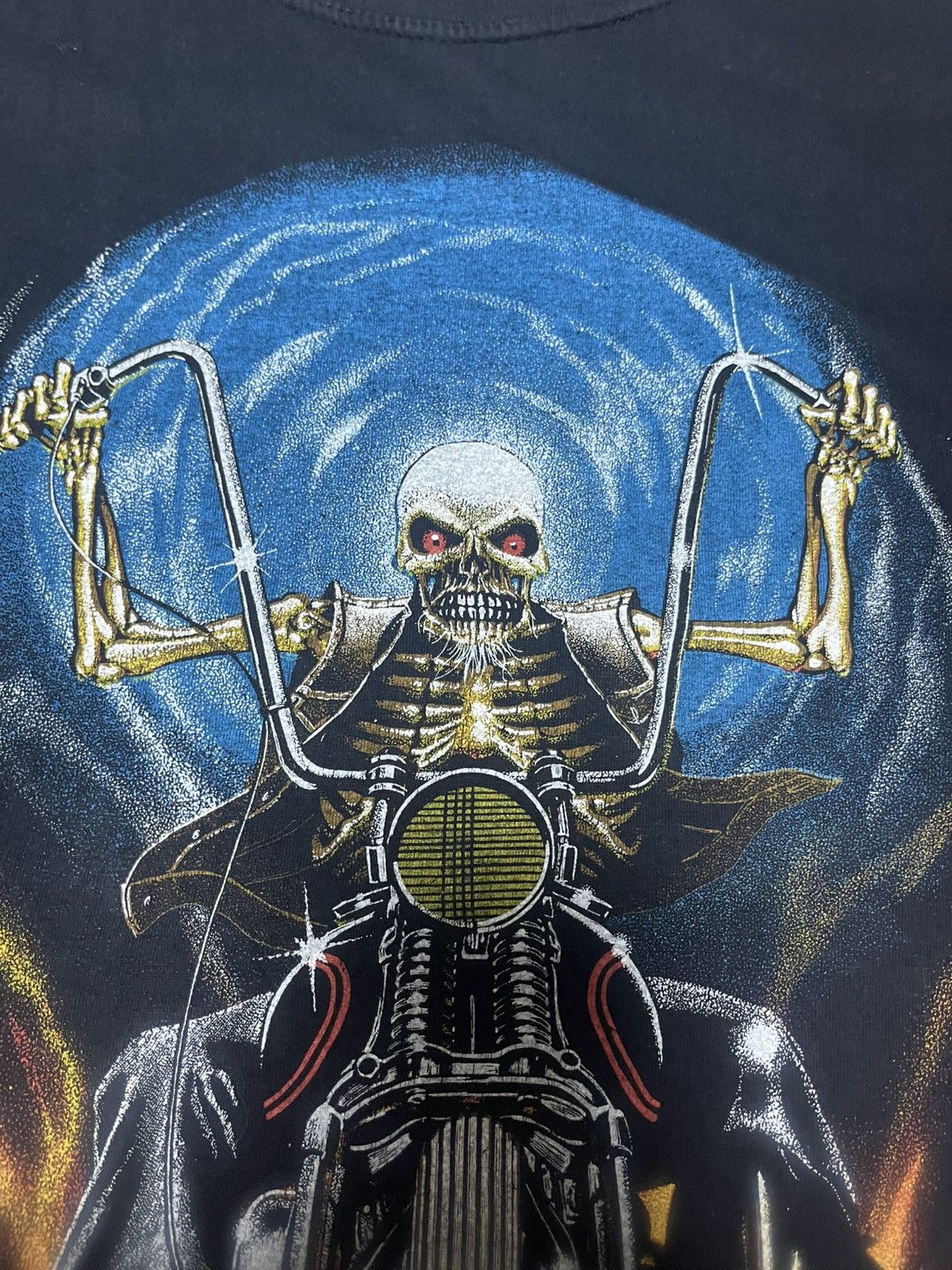 Vintage Vintage Zip It London skull motorcycle T-Shirt size XXL Size US XXL / EU 58 / 5 - 4 Thumbnail