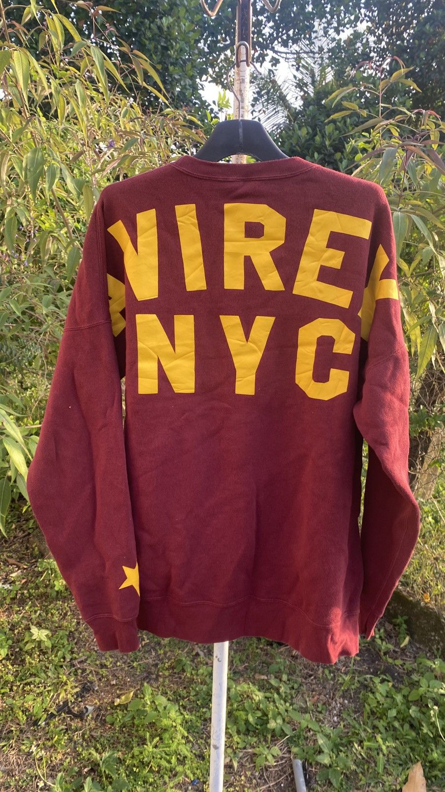 Avirex Avirex NYC sweatshirt with gold yellow text and star graphic Size US XL / EU 56 / 4 - 2 Thumbnail