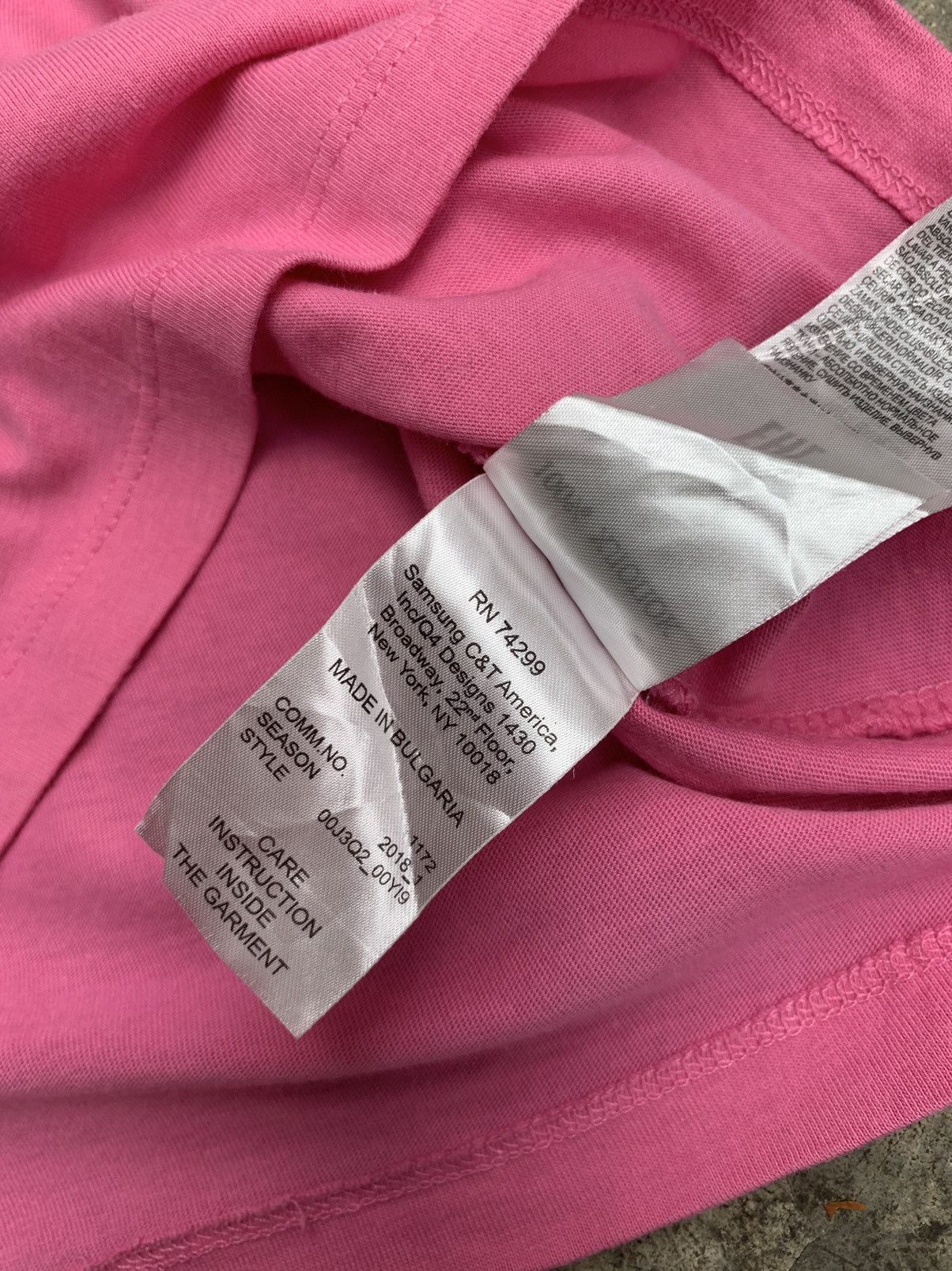 Diesel y2k Diesel Neck Ring Design Pink Top Tee Size S / US 4 / IT 40 - 8 Thumbnail