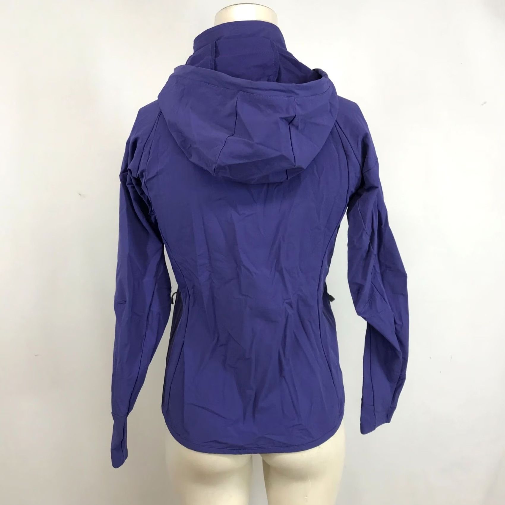 Vintage SHERPA WOMENS JACKET Purple Small Full Zip Hoodie With Stretch, PILOT? (Note: cannot determine) Size S / US 4 / IT 40 - 5 Thumbnail