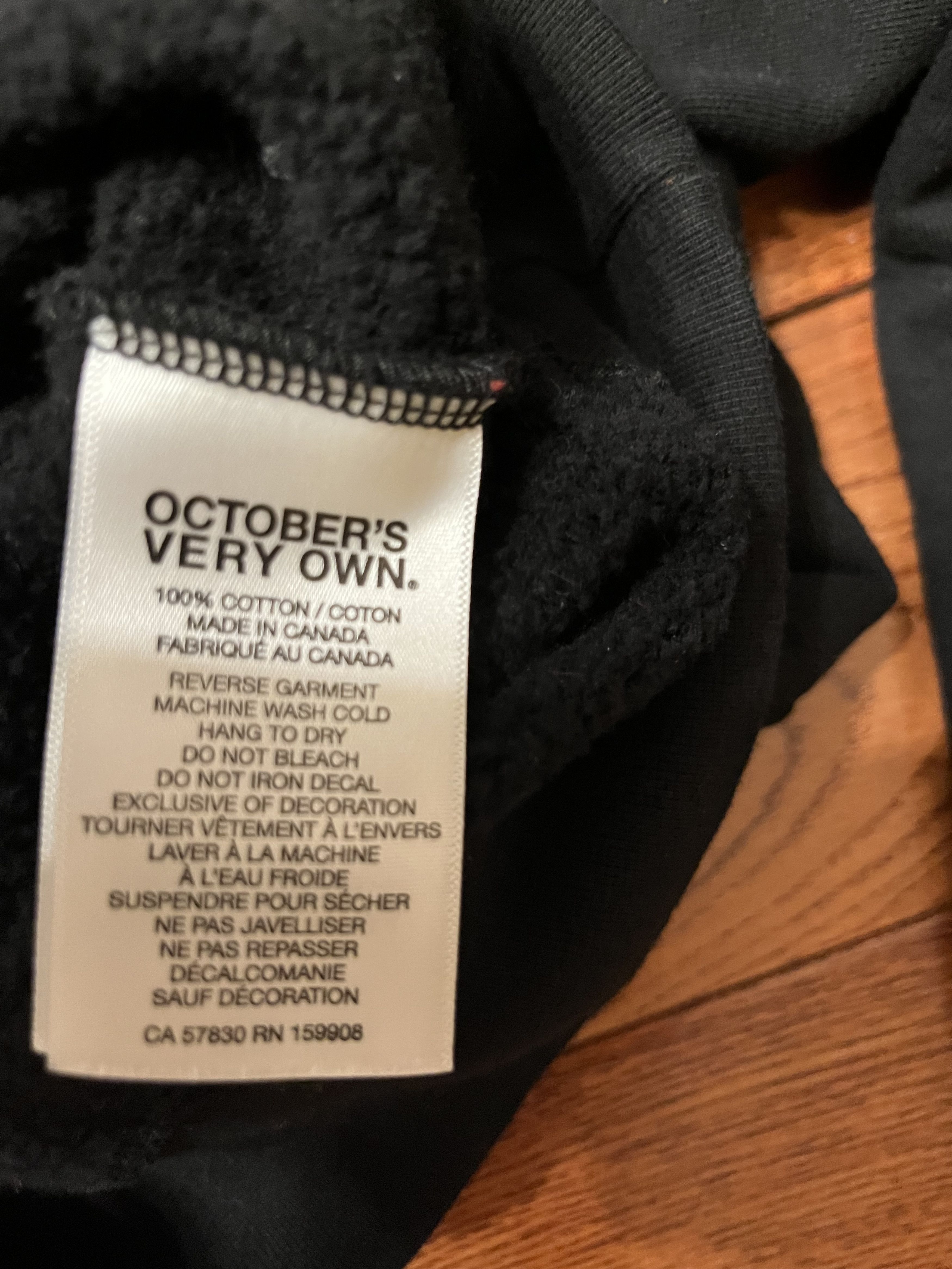 October's Very Own OVO Hoodie Center Gold Logo Man's Black Size S Size US S / EU 44-46 / 1 - 6 Thumbnail