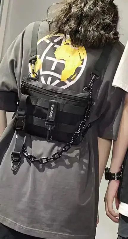 Other Tactical Chest Bag For Men Fashion Bullet Vest Streetwear Size ONE SIZE - 2 Thumbnail
