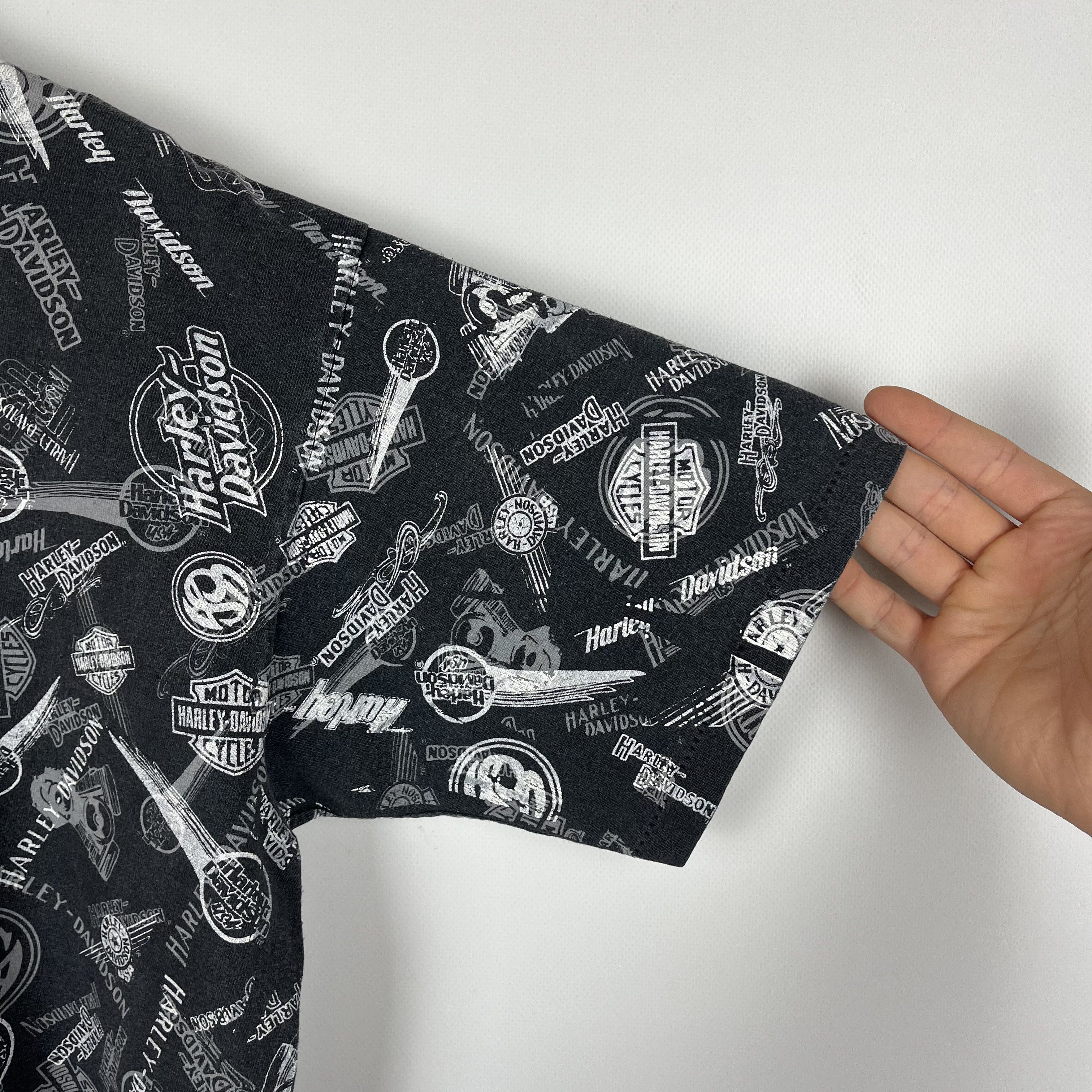 Harley Davidson Vintage Harley Davidson All Over Print T Shirt 90’s Size US L / EU 52-54 / 3 - 11 Thumbnail