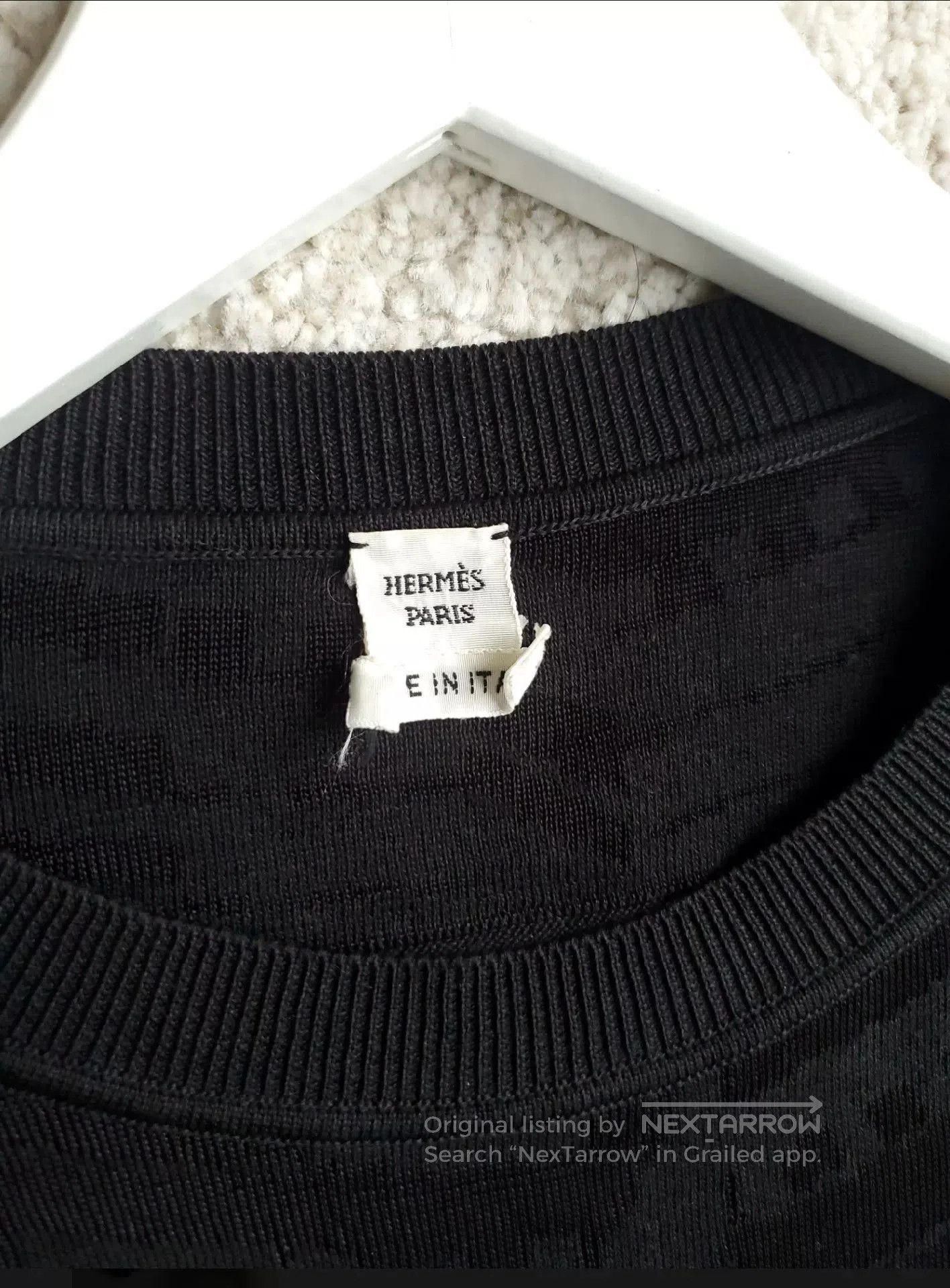 Hermes Hermes Black Knit Sweater. Size US S / EU 44-46 / 1 - 3 Thumbnail