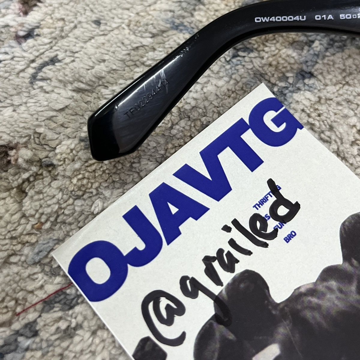 Off-White Off-White Acetate Arthur Square AW20 Size ONE SIZE - 8 Thumbnail