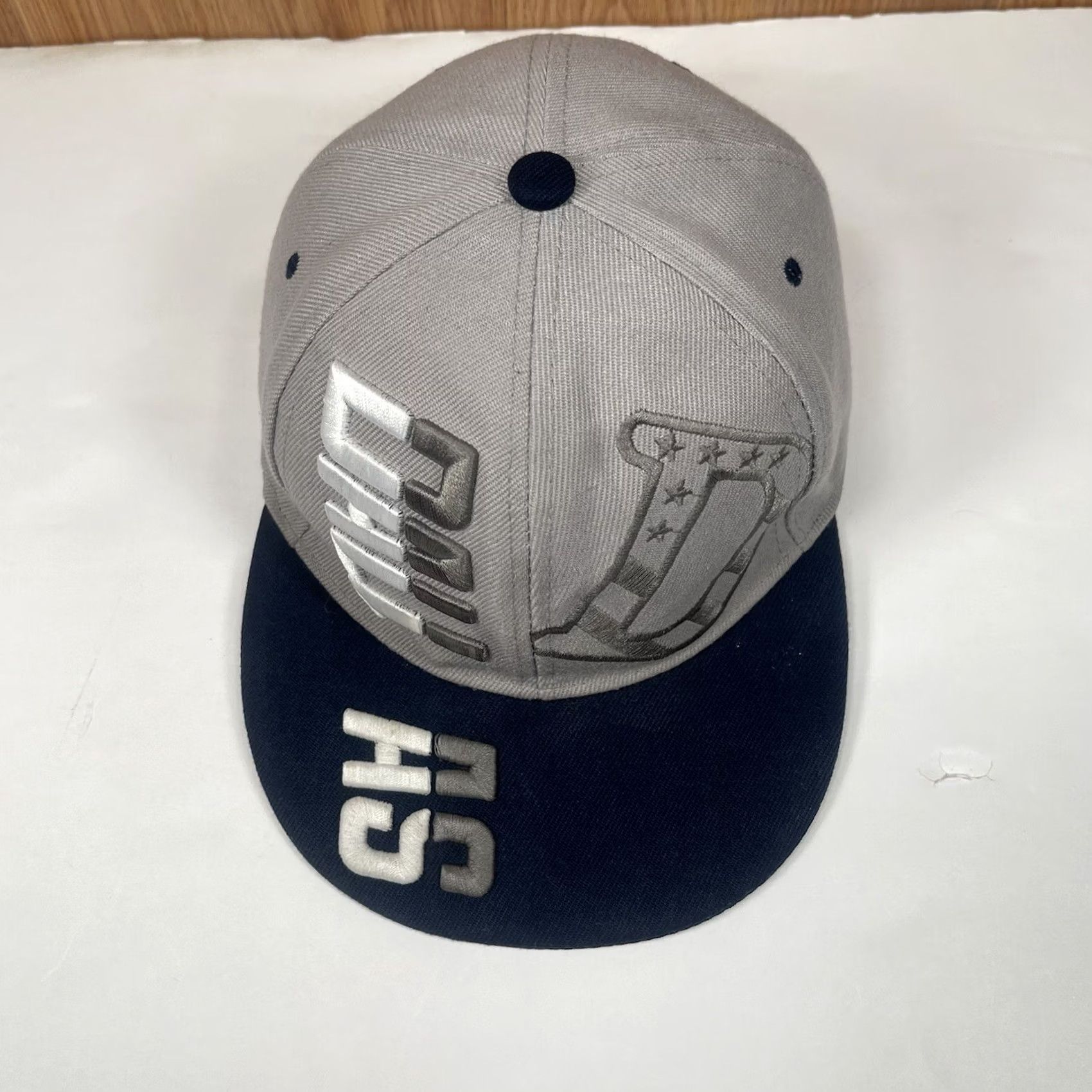 Vintage Dallas AS Adult Adjustable StrapBack Flat Bill Hat Cap One Size Fits All Gray Size ONE SIZE - 2 Thumbnail