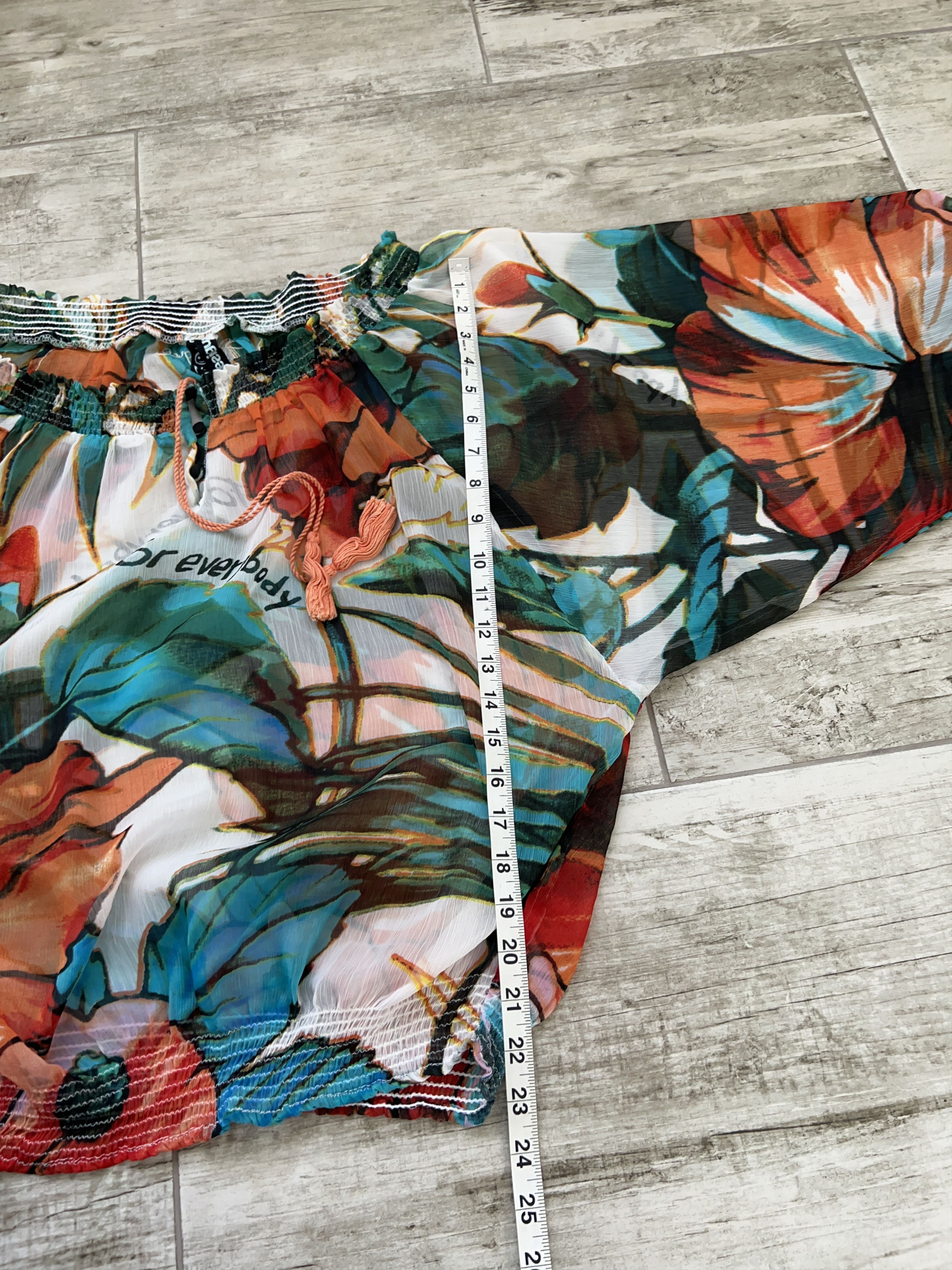 Designer × Desigual DESIGUAL Oversize Puffed Sleeves Lightweight Top Size L / US 10 / IT 46 - 9 Thumbnail