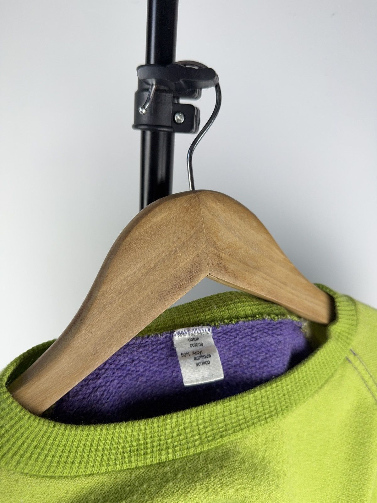 Other × Vintage Vintage 80s Swiss Sweatshirt Neon Logo Retro Sport Print Size US M / EU 48-50 / 2 - 4 Thumbnail