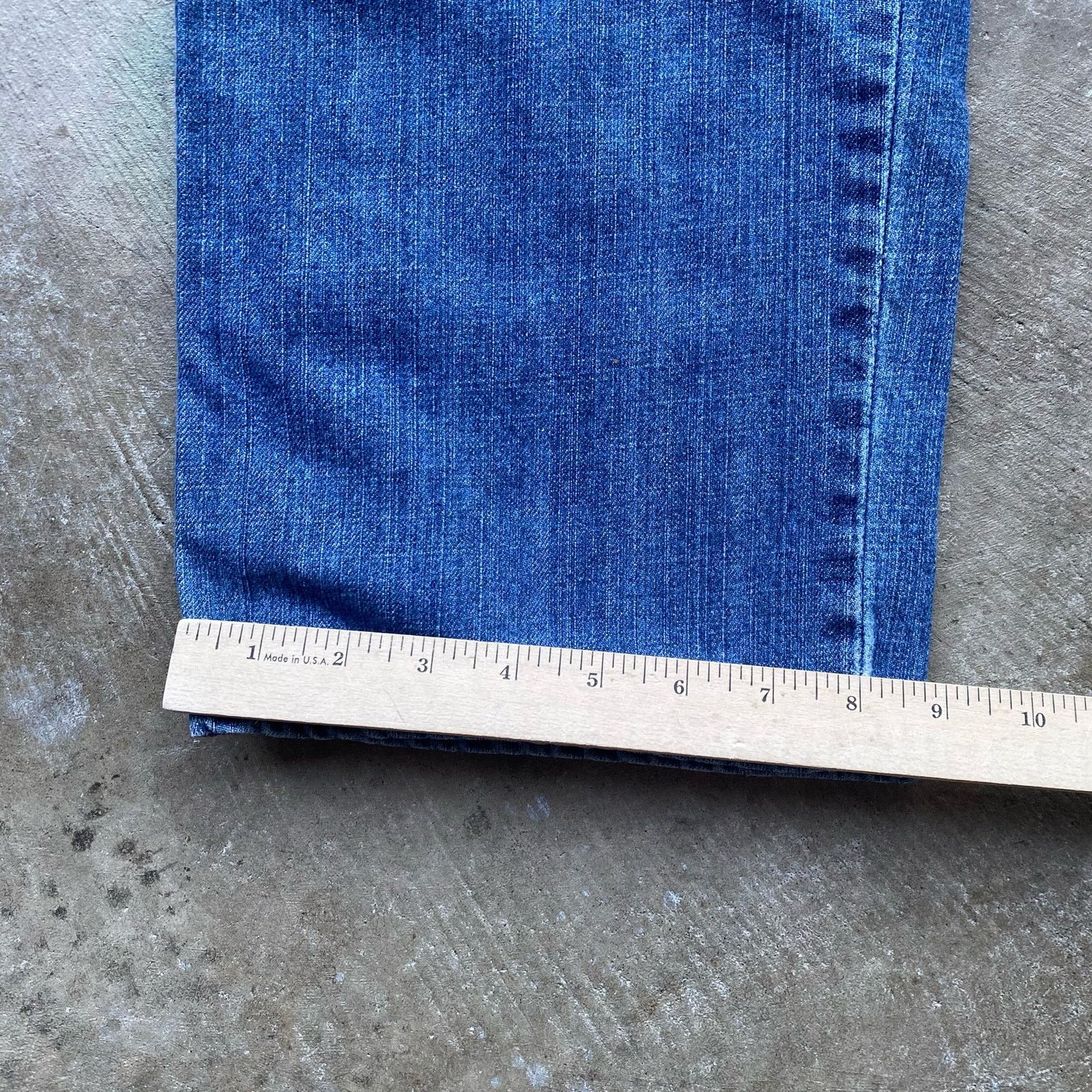 Vintage VINTAGE Y2K EMBROIDERED JEANS MEGA BAGGY JNCO-LIKE 36X30 Size US 36 / EU 52 - 5 Thumbnail