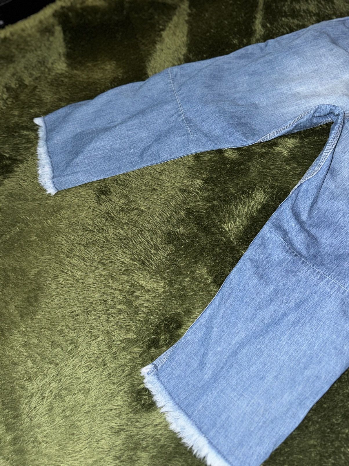 Wild Things Wildthings Japan Cropped Cut-Off Belted Denim Pants Size US 30 / EU 46 - 11 Thumbnail