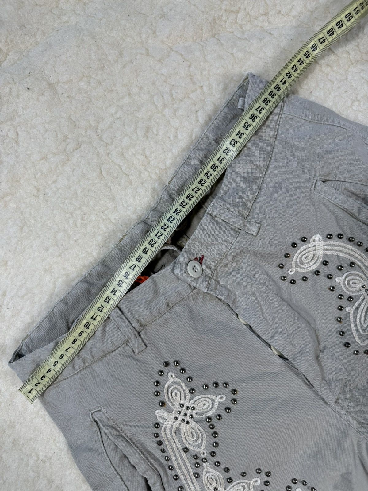 Mason's Masons embroidery metal rivets vintage cargo pockets pants Size US 32 / EU 48 - 20 Thumbnail