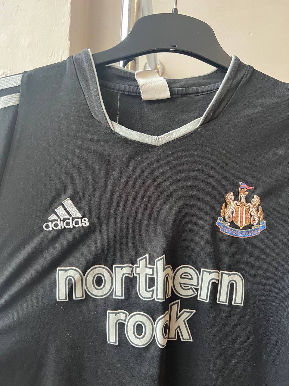 Adidas 2003/04 NEWCASTLE UNITED AWAY SOCCER JERSEY FOOTBALL SHIRT L Size US L / EU 52-54 / 3 - 5 Thumbnail