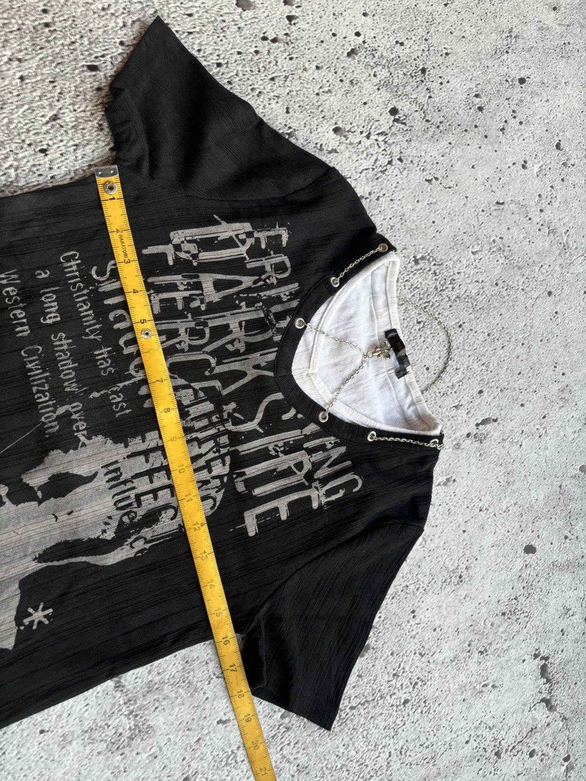Hysteric Glamour Y2k body wave Ifsixwasnine Punk style Tshirt Size US M / EU 48-50 / 2 - 8 Thumbnail