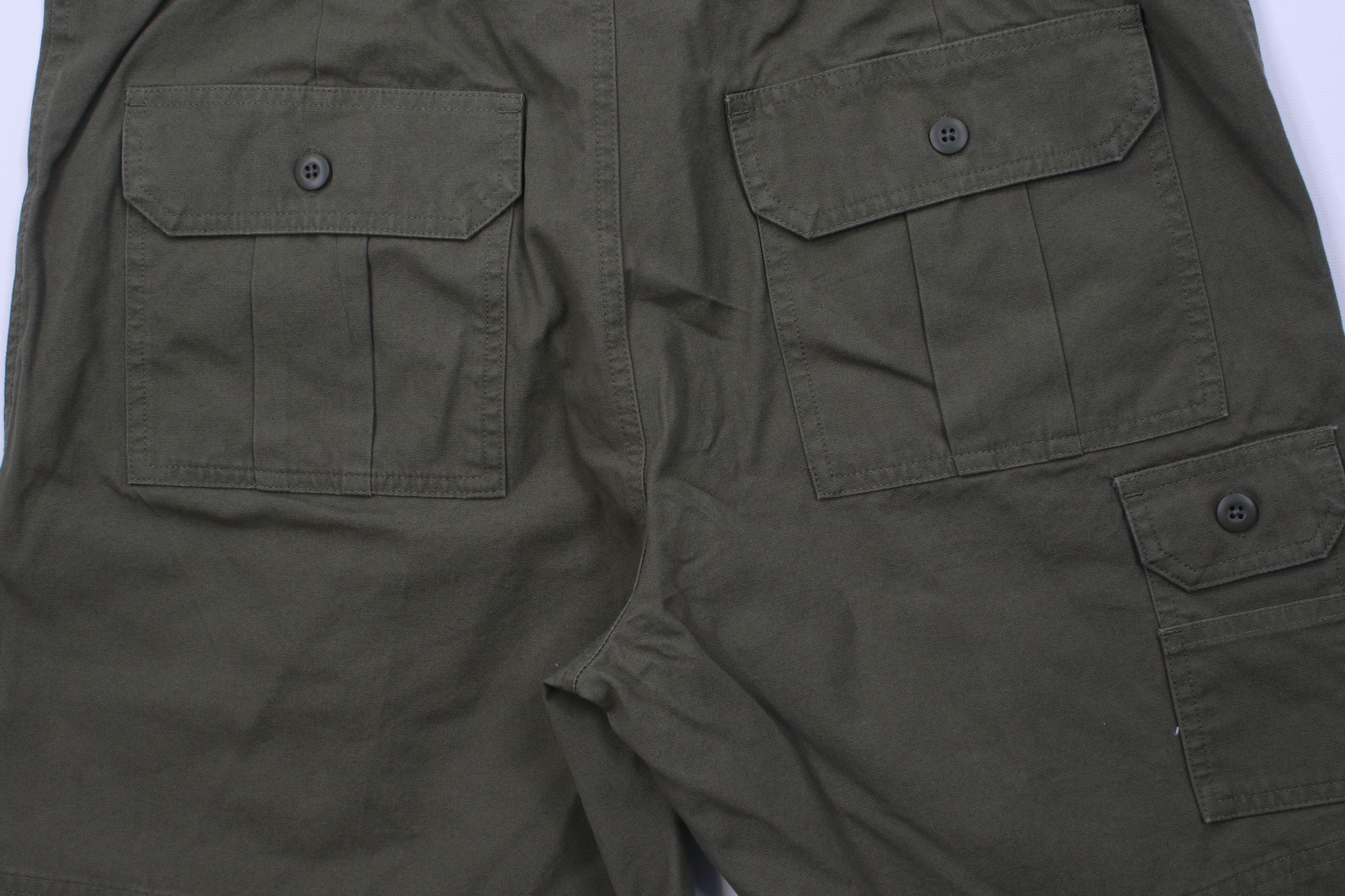 Cabelas Deadstock Vintage Y2K Cabelas Utility Cargo Shorts Olive Size US 36 / EU 52 - 9 Thumbnail