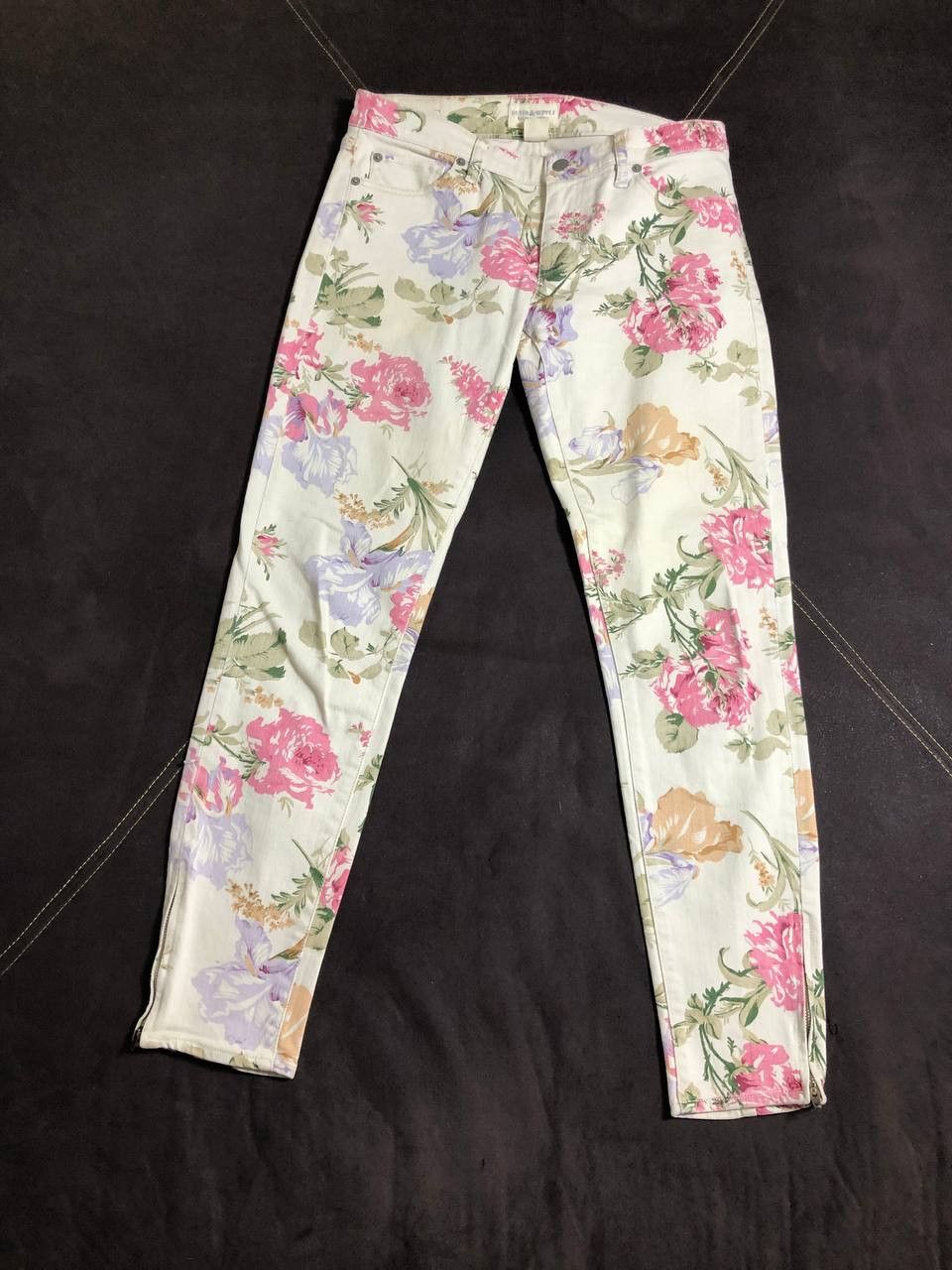 Denim & Supply Ralph Lauren Ralph Lauren Denim & Supply Skinny Jeans Floral Print Size 29" - 1 Thumbnail