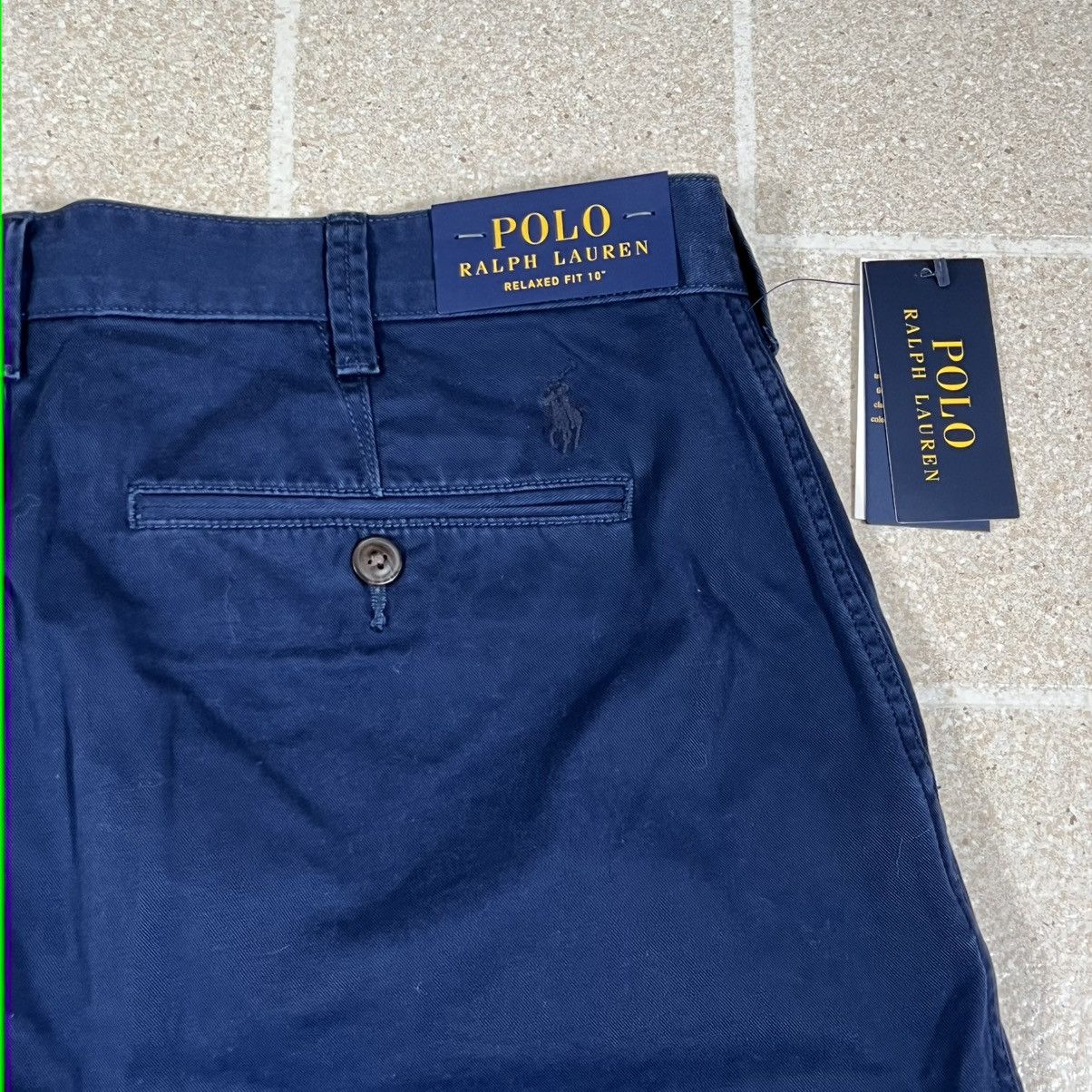Polo Ralph Lauren Polo Ralph Lauren Shorts Navy BlueTwill Size 33 NWT Size US 33 - 5 Thumbnail