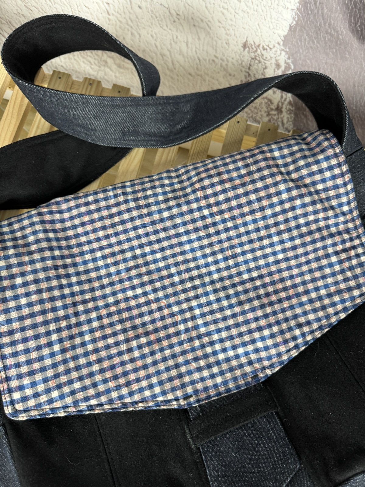 Handmade HANDMADE RARE JAPANESE STYLE MESSENGERBAG Size ONE SIZE - 6 Thumbnail