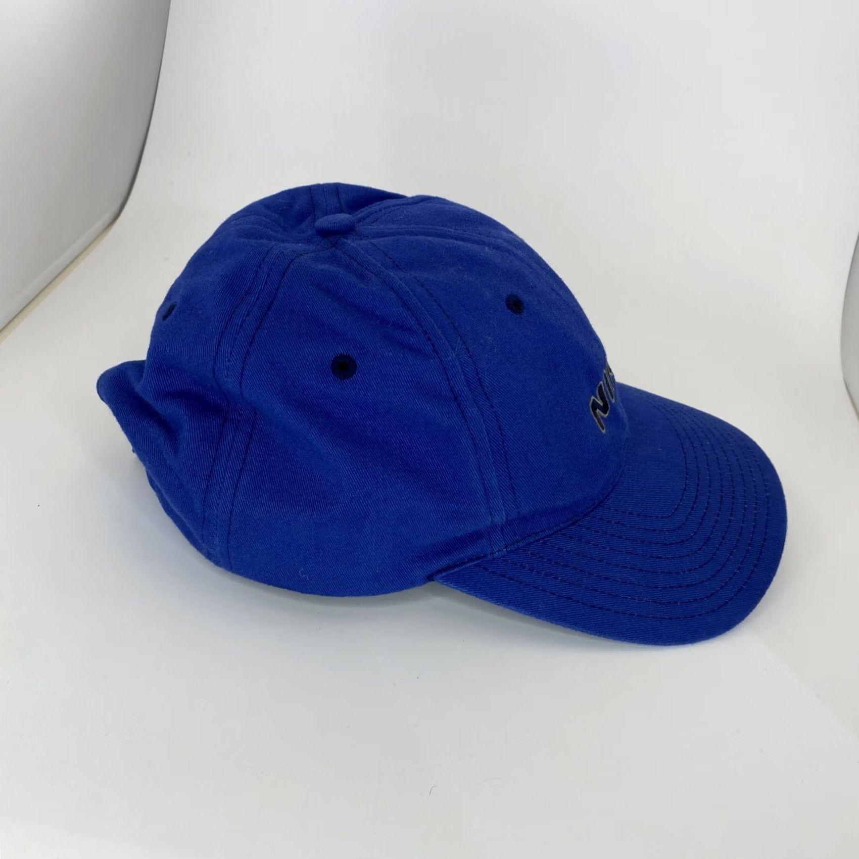Nike Nike Hat Baseball Cap Unisex Adults One Size Blue Adjustable Swoosh Spell Out Cap Size ONE SIZE - 4 Thumbnail