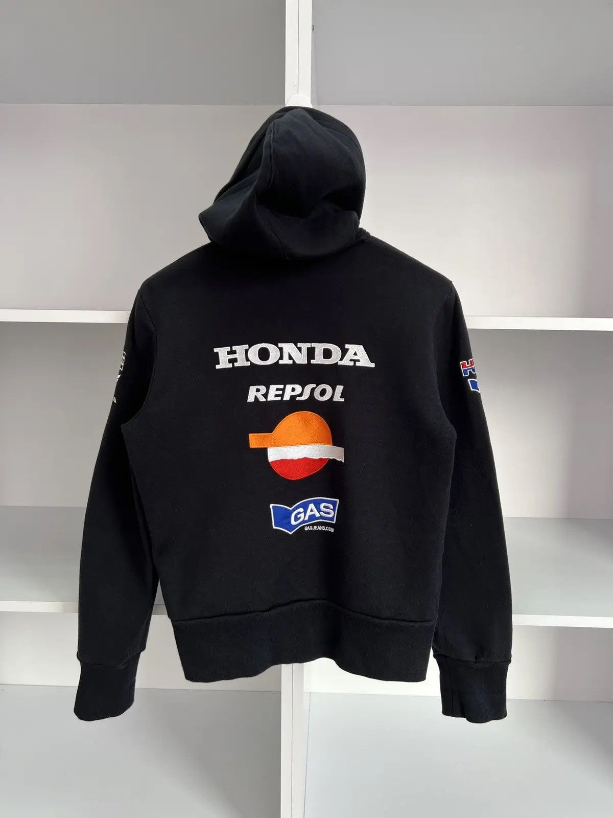 Honda × Vintage Vintage Vintage Racing Honda Repsol Big Logo Zip Hoodie Size US S / EU 44-46 / 1 - 12 Thumbnail