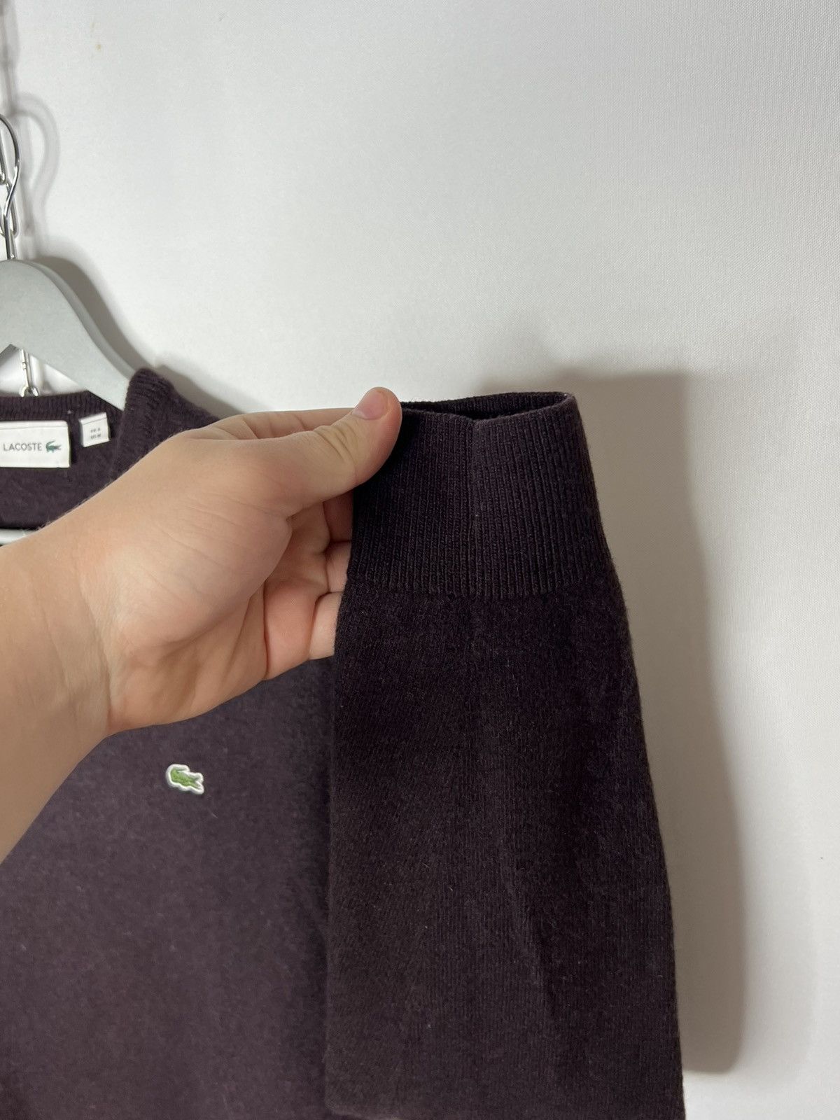 Lacoste 🐊 Lacoste Luxury Pure New Wool Sweater Jumper Pullover 🐊 Size US M / EU 48-50 / 2 - 5 Thumbnail