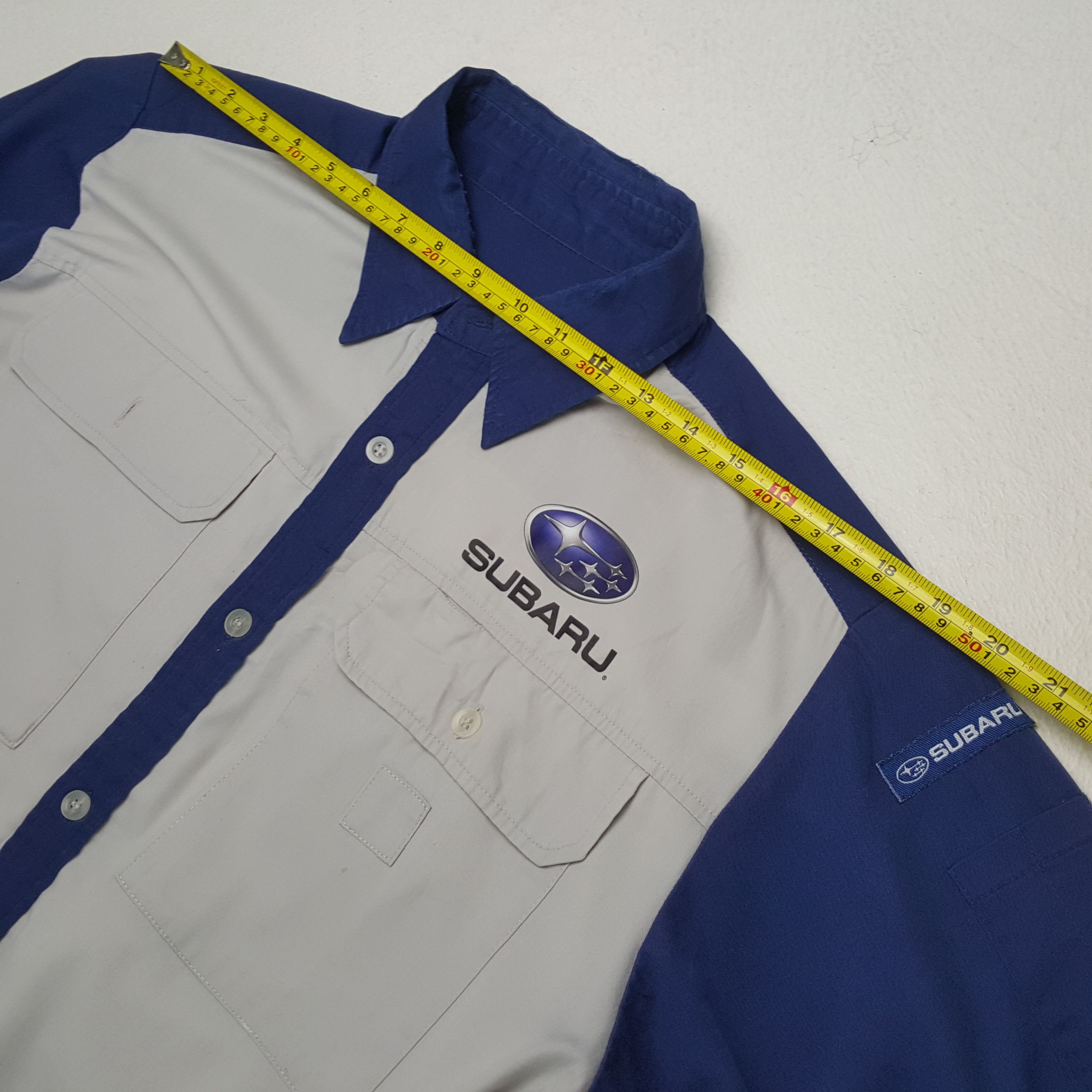 Vintage Vintage SUBARU Japanese Motorsports Crew Shirt Jacket Size US L / EU 52-54 / 3 - 5 Thumbnail