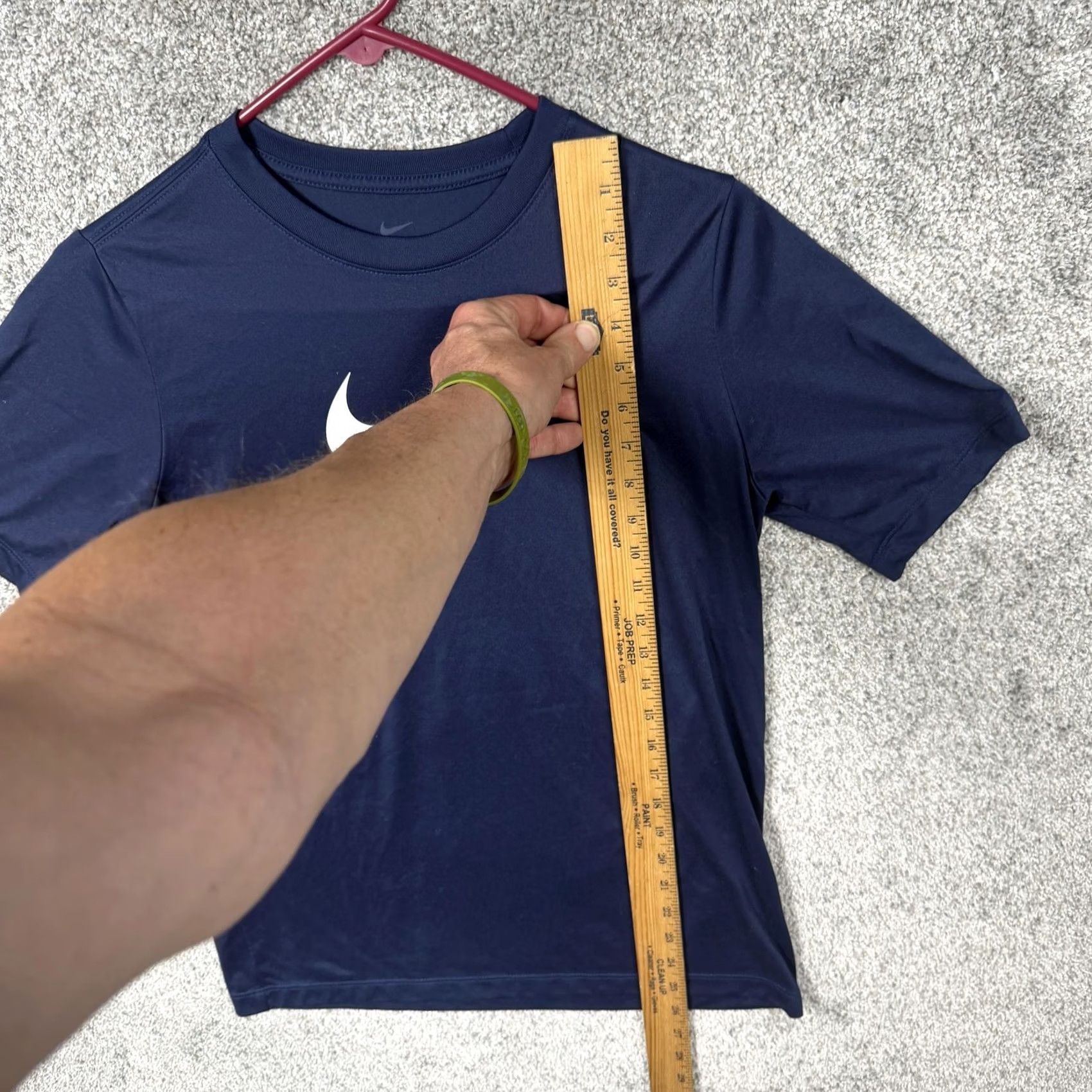 Nike Nike Dri-FIT Shirt Mens XL Blue Short Sleeve Swoosh Athletic Training Tee Sporty Size US XL / EU 56 / 4 - 2 Thumbnail