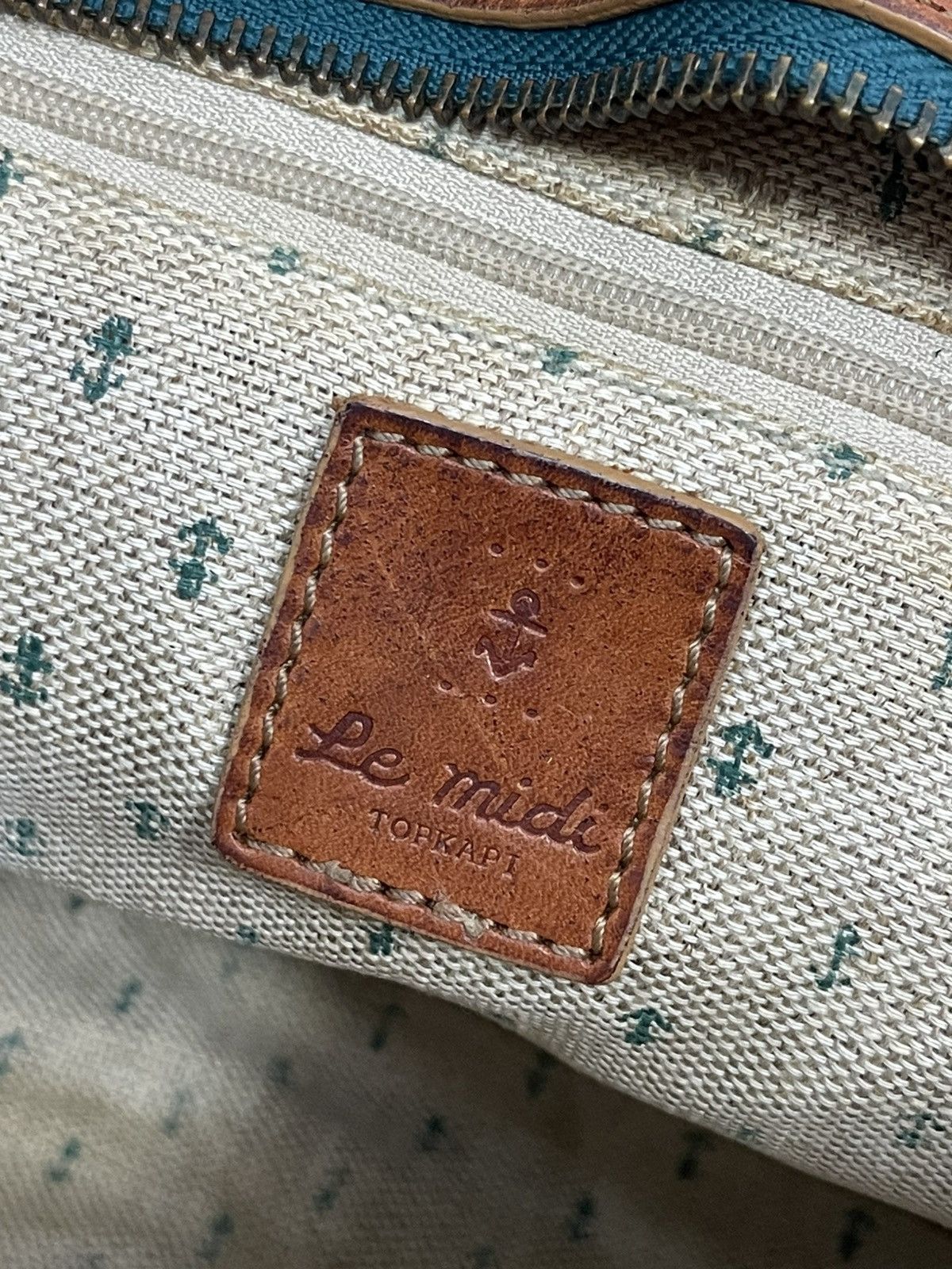Japanese Brand Full Leather Patina Le Midi Tote Shoulder Bag 1🟩2 Size ONE SIZE - 20 Thumbnail