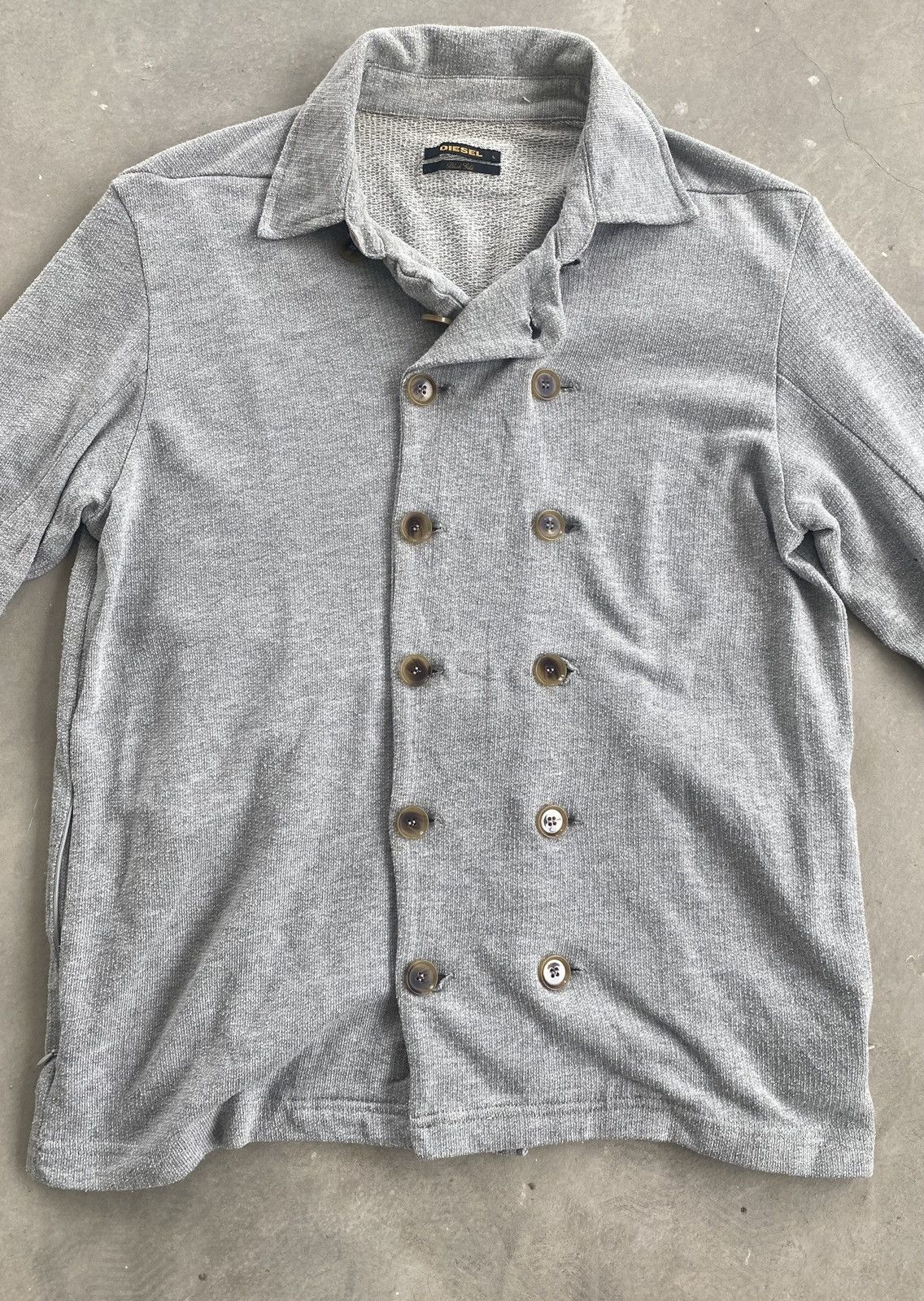Diesel × Diesel Black Gold DIESEL BLACK GOLD BUTTON CARDIGAN Size 44L - 3 Thumbnail