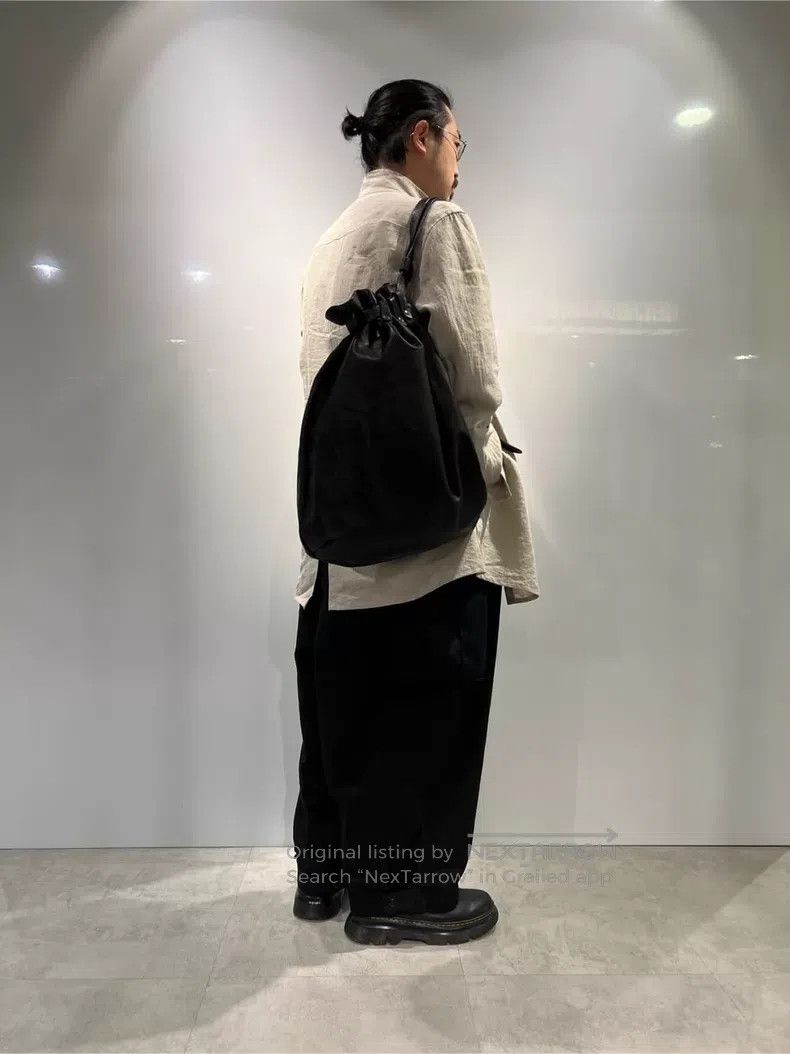 Yohji Yamamoto yohji yamamoto Studded Bucket Bag Crossbody Size ONE SIZE - 8 Thumbnail