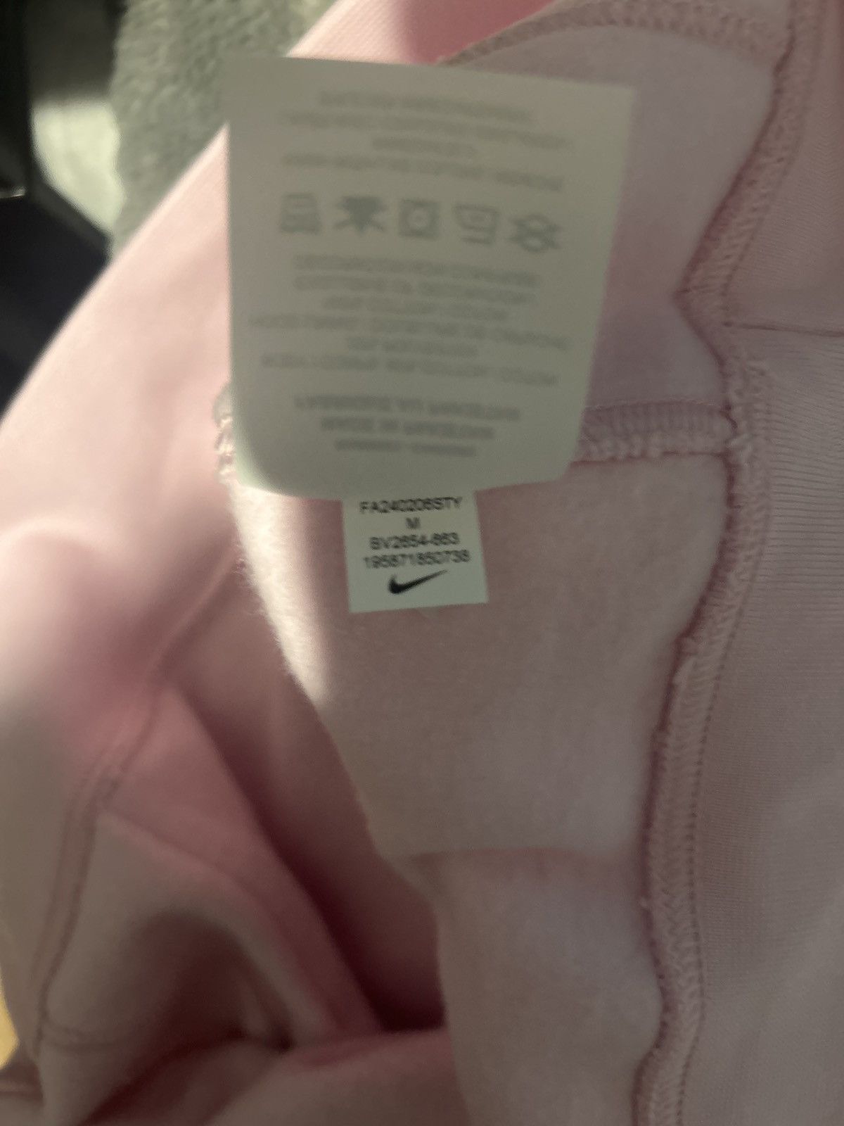 Nike Pink Nike hoodie Size US M / EU 48-50 / 2 - 6 Thumbnail