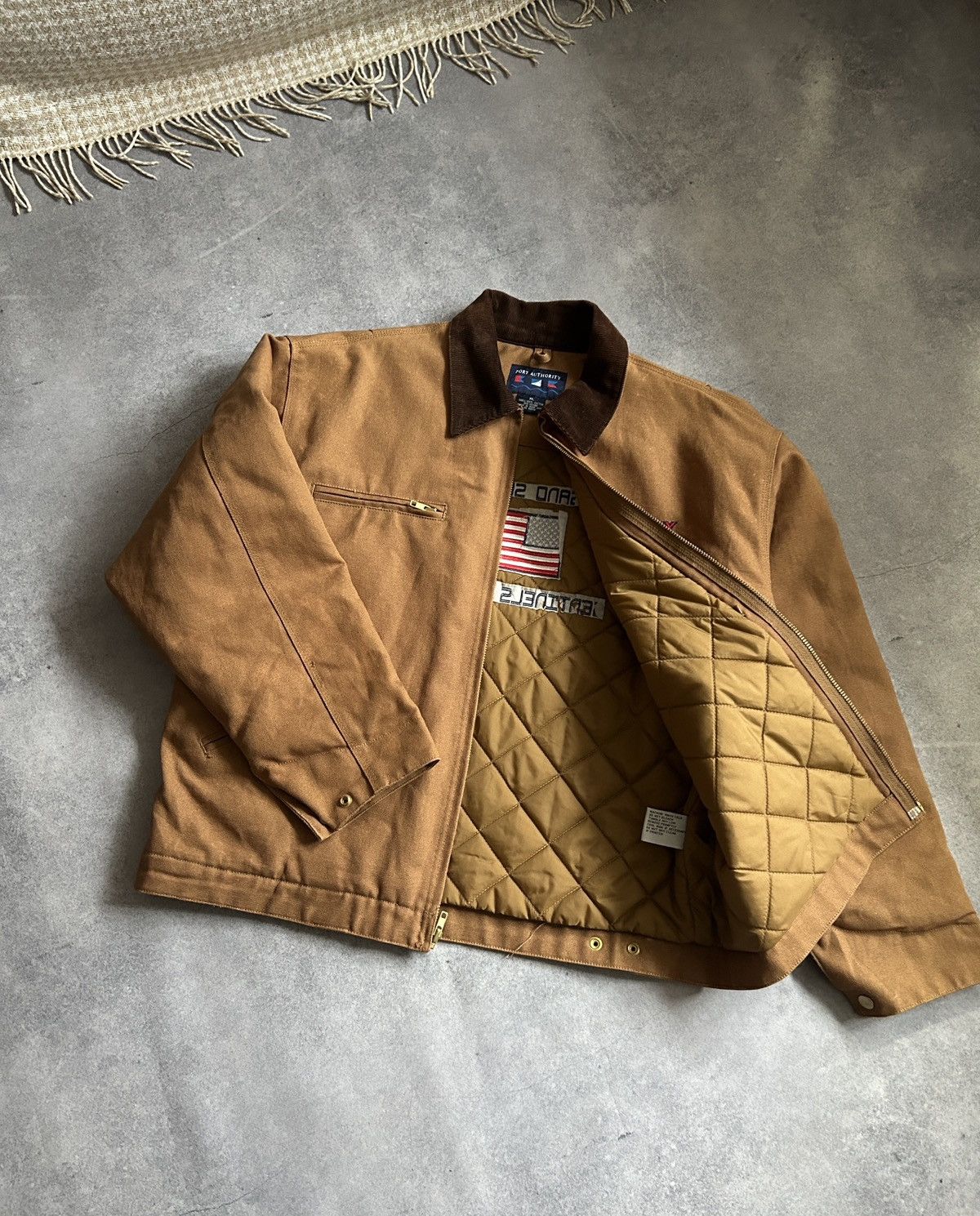 Vintage Vintage Port Authority Active jacket true faded carhartt Size US XL / EU 56 / 4 - 4 Thumbnail