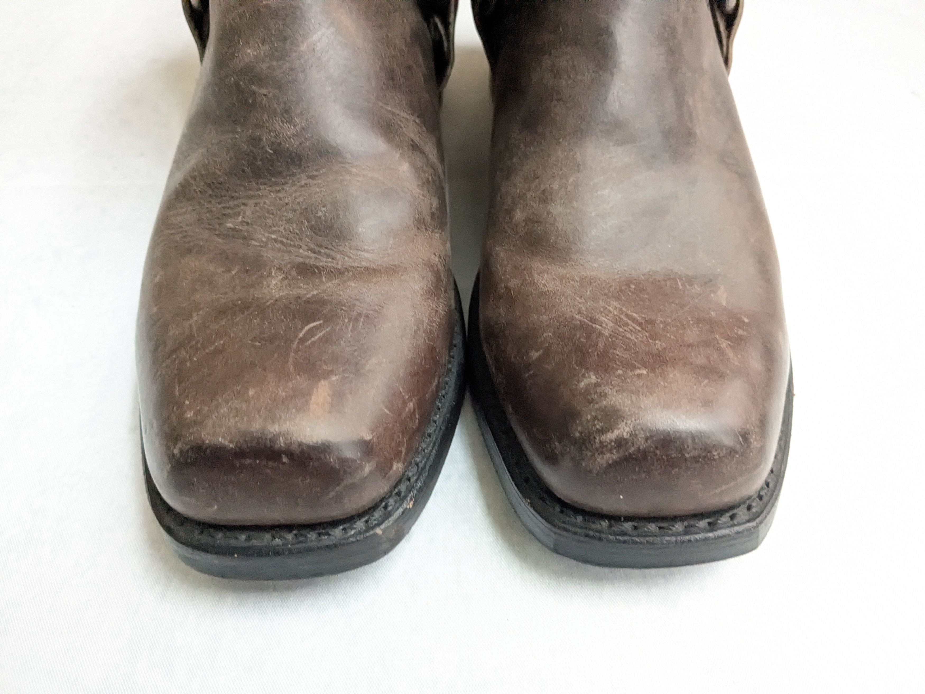 Frye Frye Harness Boots Brown 10 M Leather Size US 10 / EU 43 - 4 Thumbnail