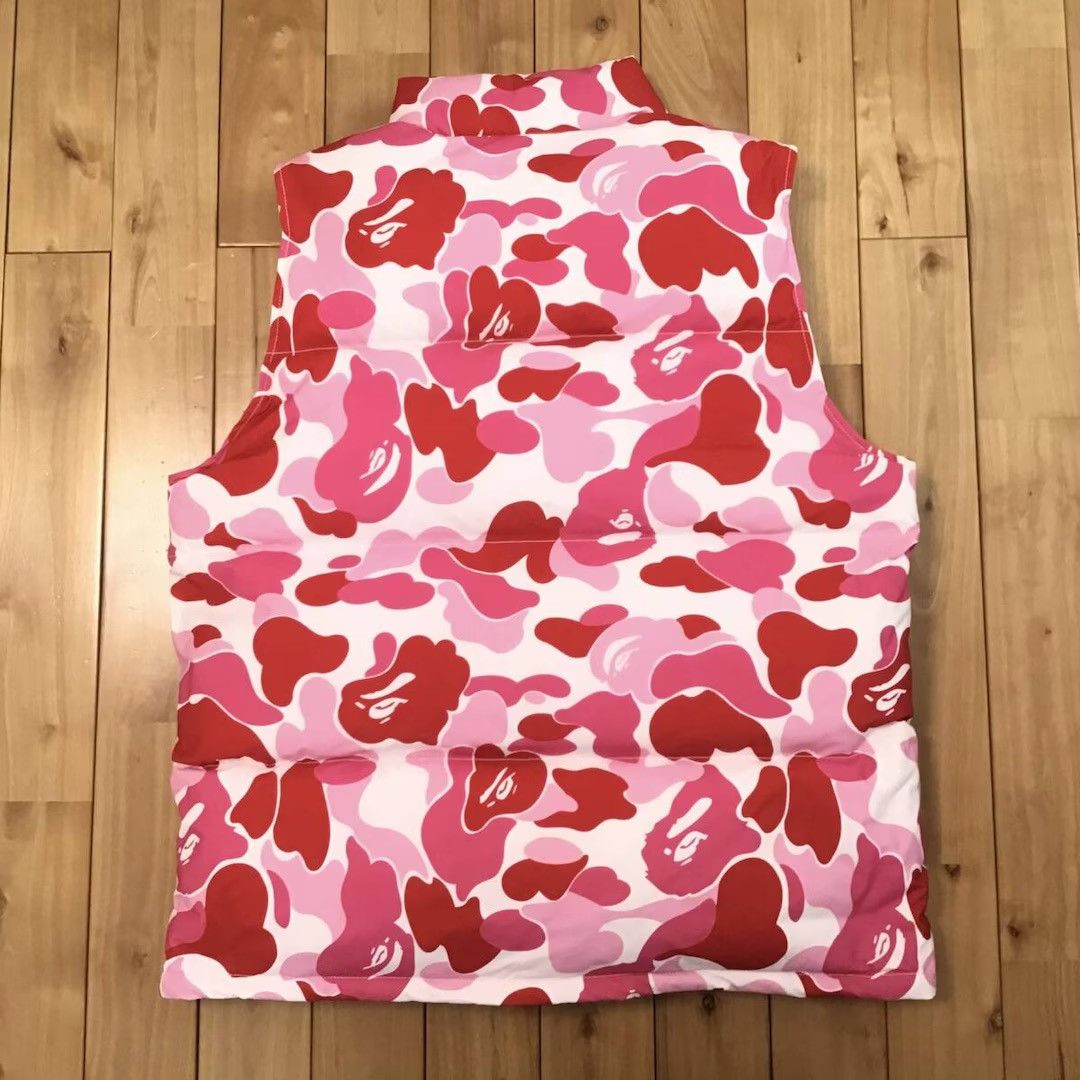 Bape 🔥Reversible🔥 BAPE ABC camo Pink Puffer Down Vest APE Size US L / EU 52-54 / 3 - 3 Thumbnail
